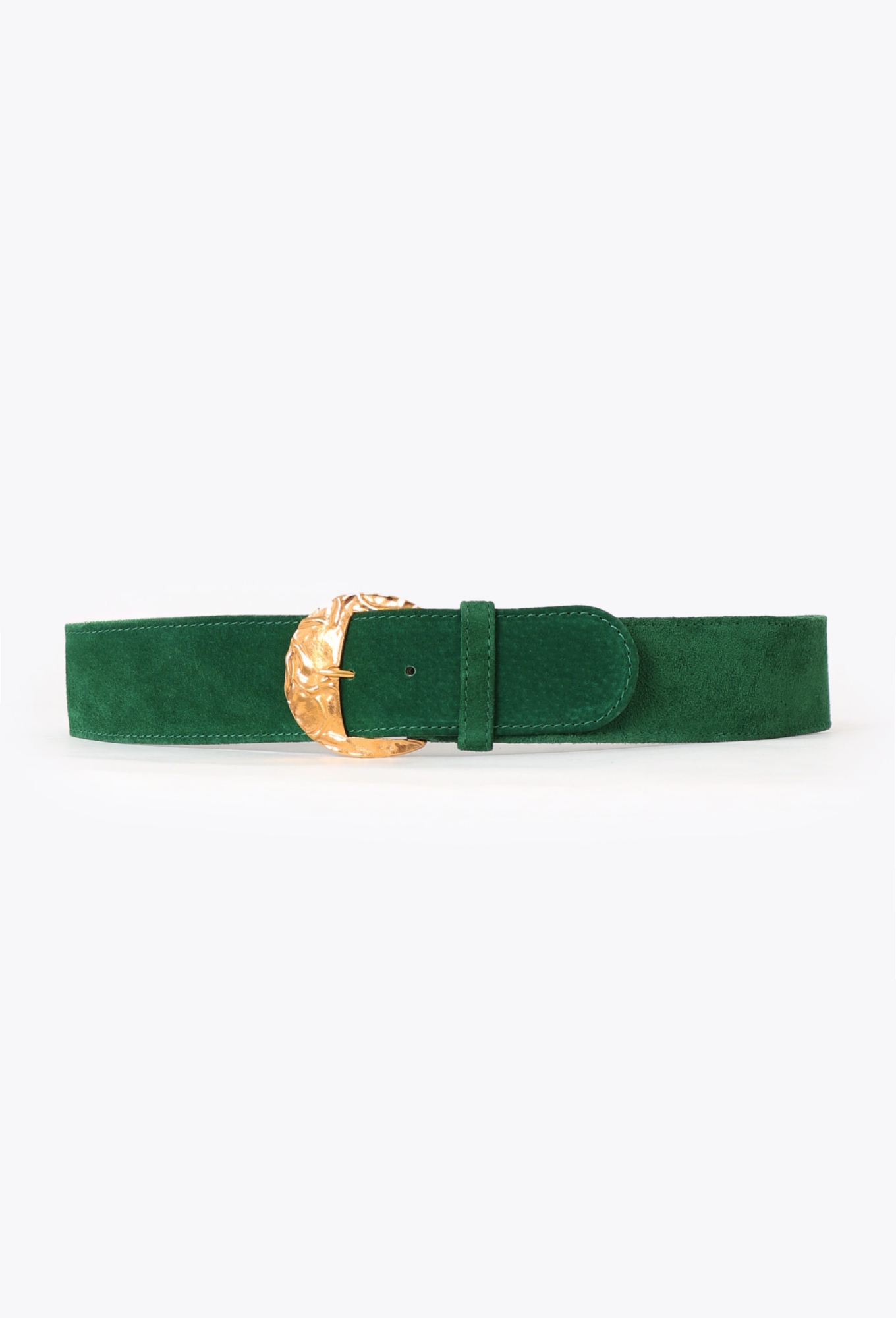 Vintage Metallic Suede Belt - Saint Laurent | ReSee display picture 2