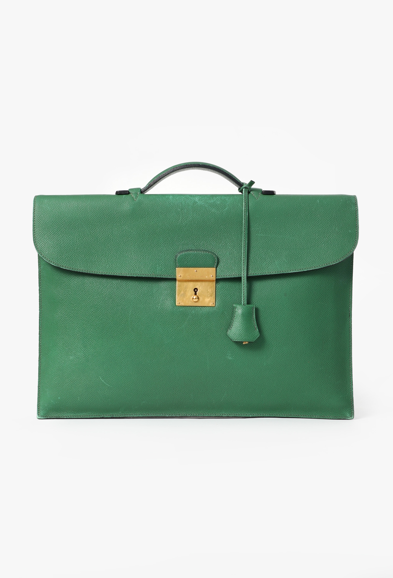 HERMES クラリス ケース　ヴィンテージ Vintage Courchevel Quirus Briefcase - Hermès | ReSee