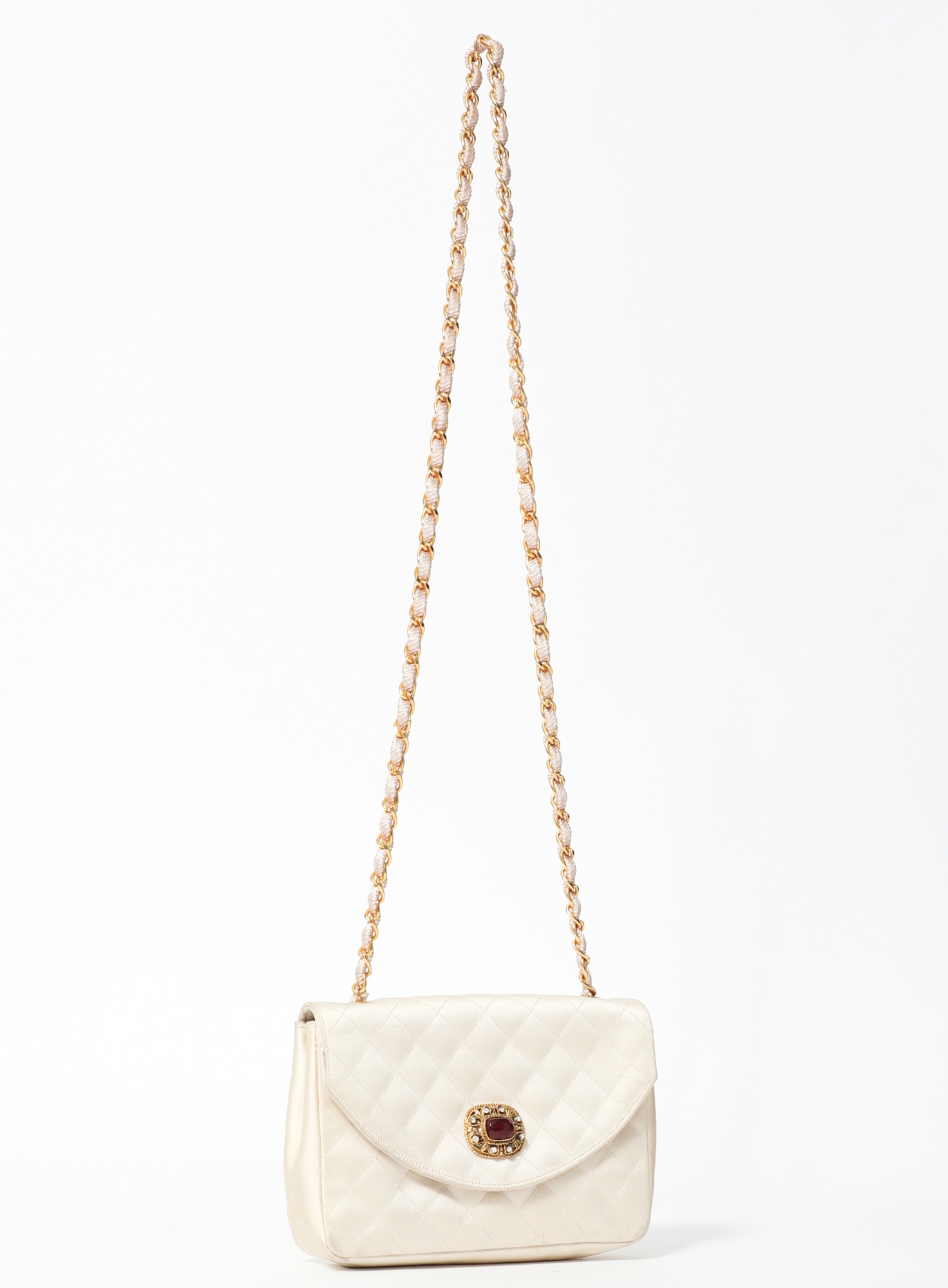 Rare '90s Gripoix Satin Bag | Authentic & Vintage | ReSee