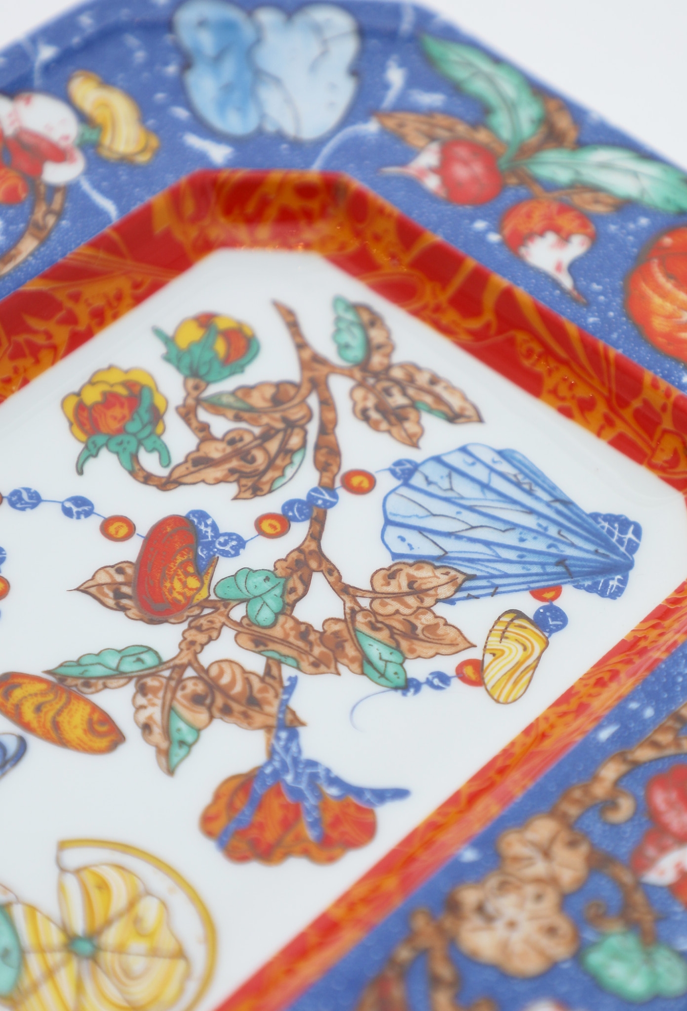 Assiette Creuse Hermès 'Marqueterie De Pierres D'Orient Et D'Occident' - 17 Cm - Occasion Bon état