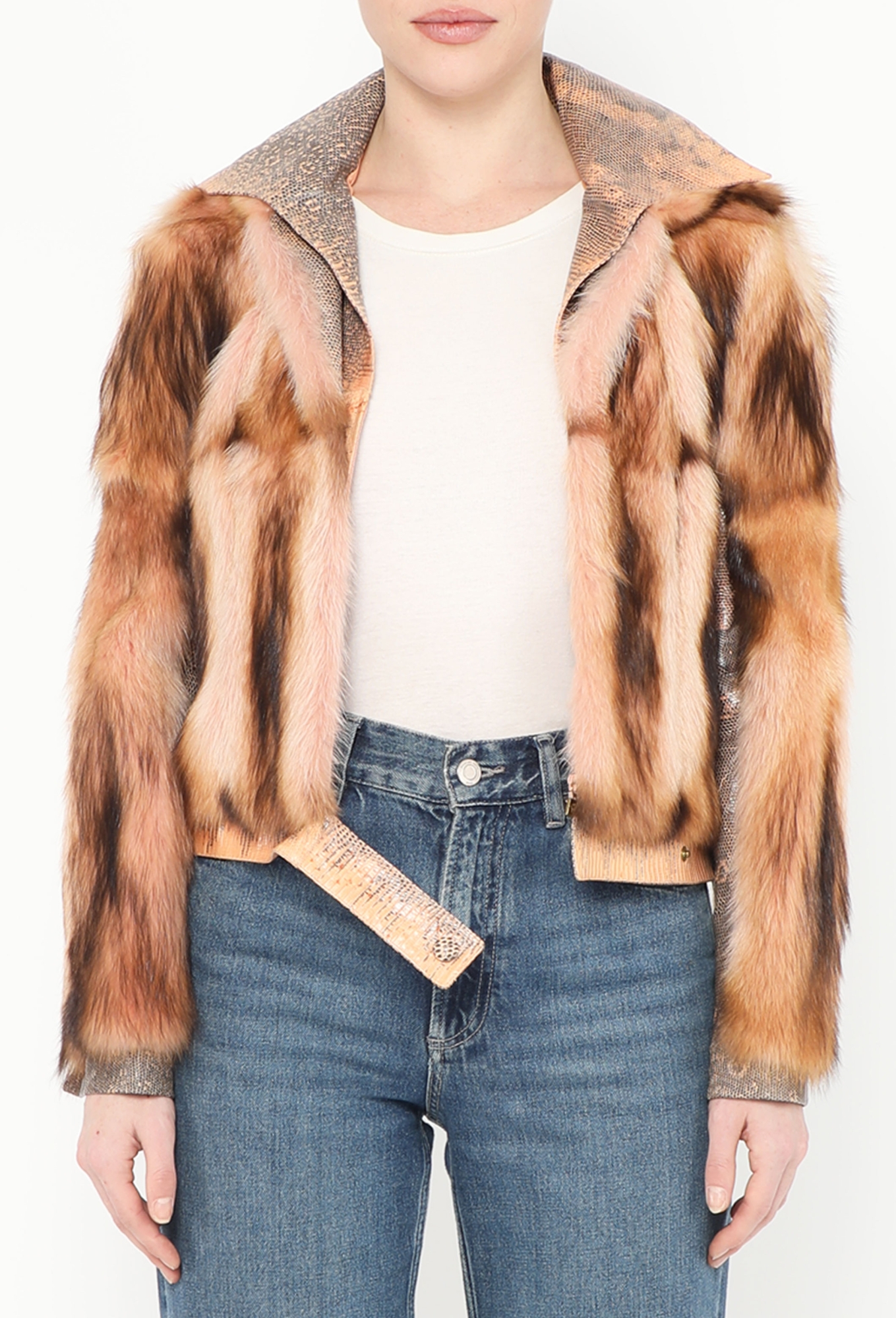 F/W 2000 Python Fur Bomber Jacket | Authentic & Vintage | ReSee