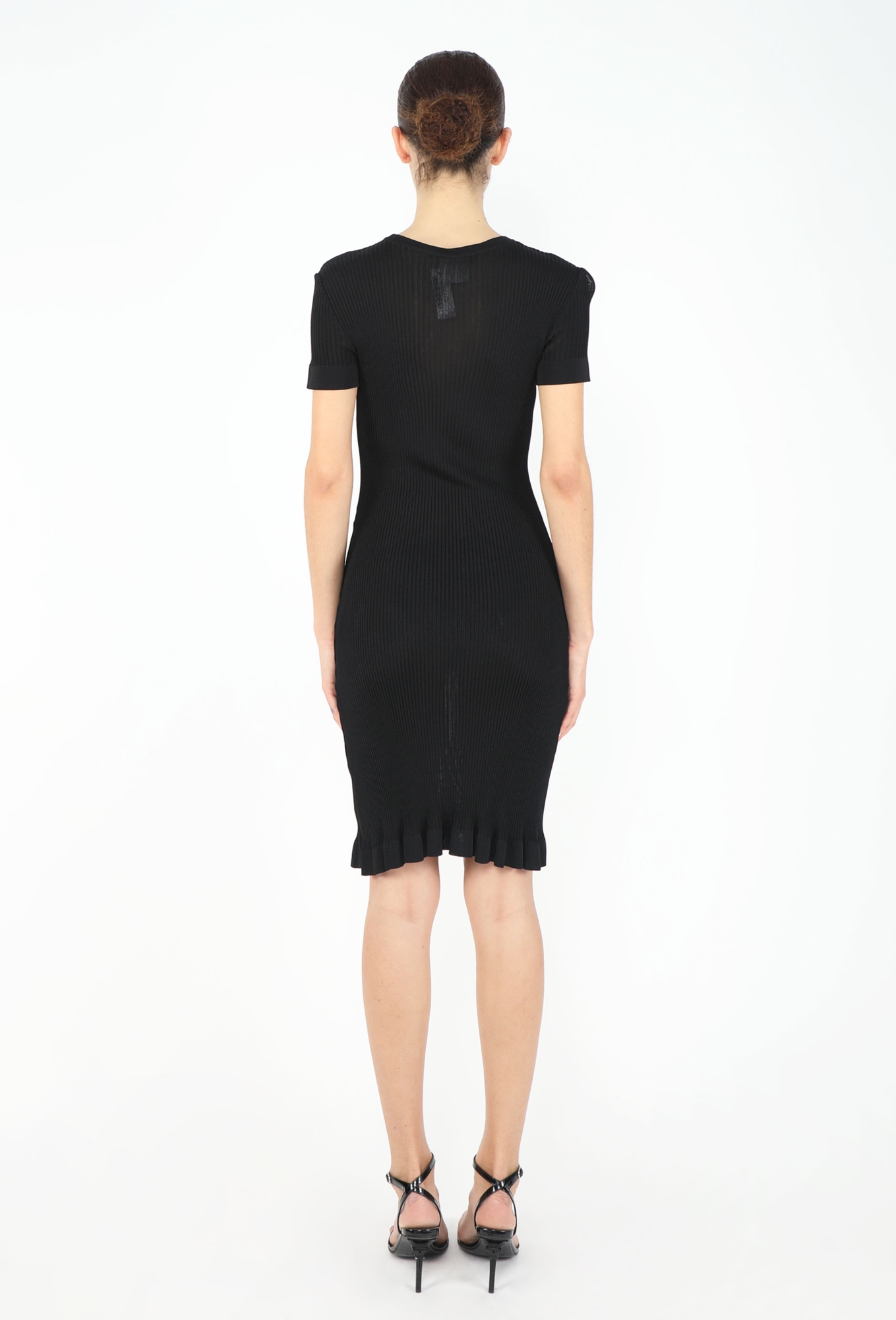 1997 Ribbed 'CC' Bodycon Dress - Chanel