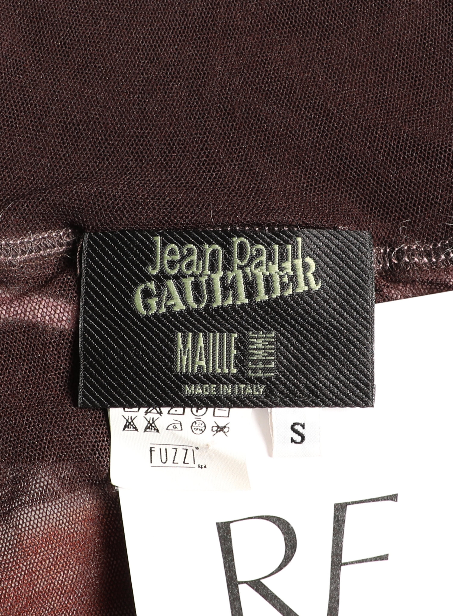 Vintage Floral Mesh Top - Late 1990s - Jean Paul Gaultier | ReSee
