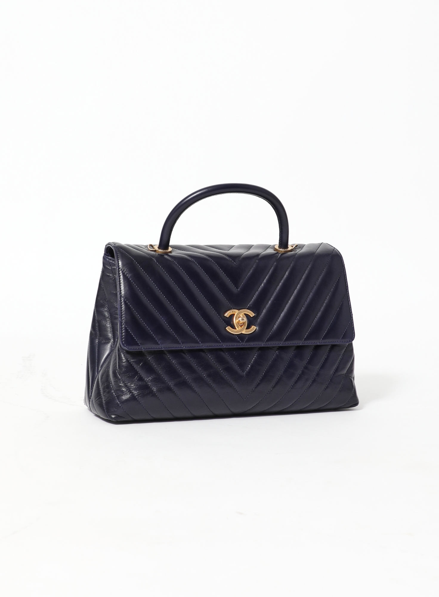 ココ☆ Coco Handle Chevron Flap Bag | Authentic & Vintage | ReSee