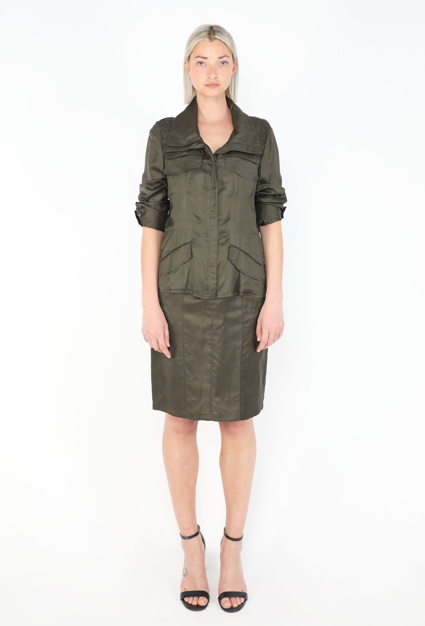グッチ GUCCI 633395 ZAFD9 ジャケット Ruched Utility Ensemble, S/S 2003 - Gucci | ReSee
