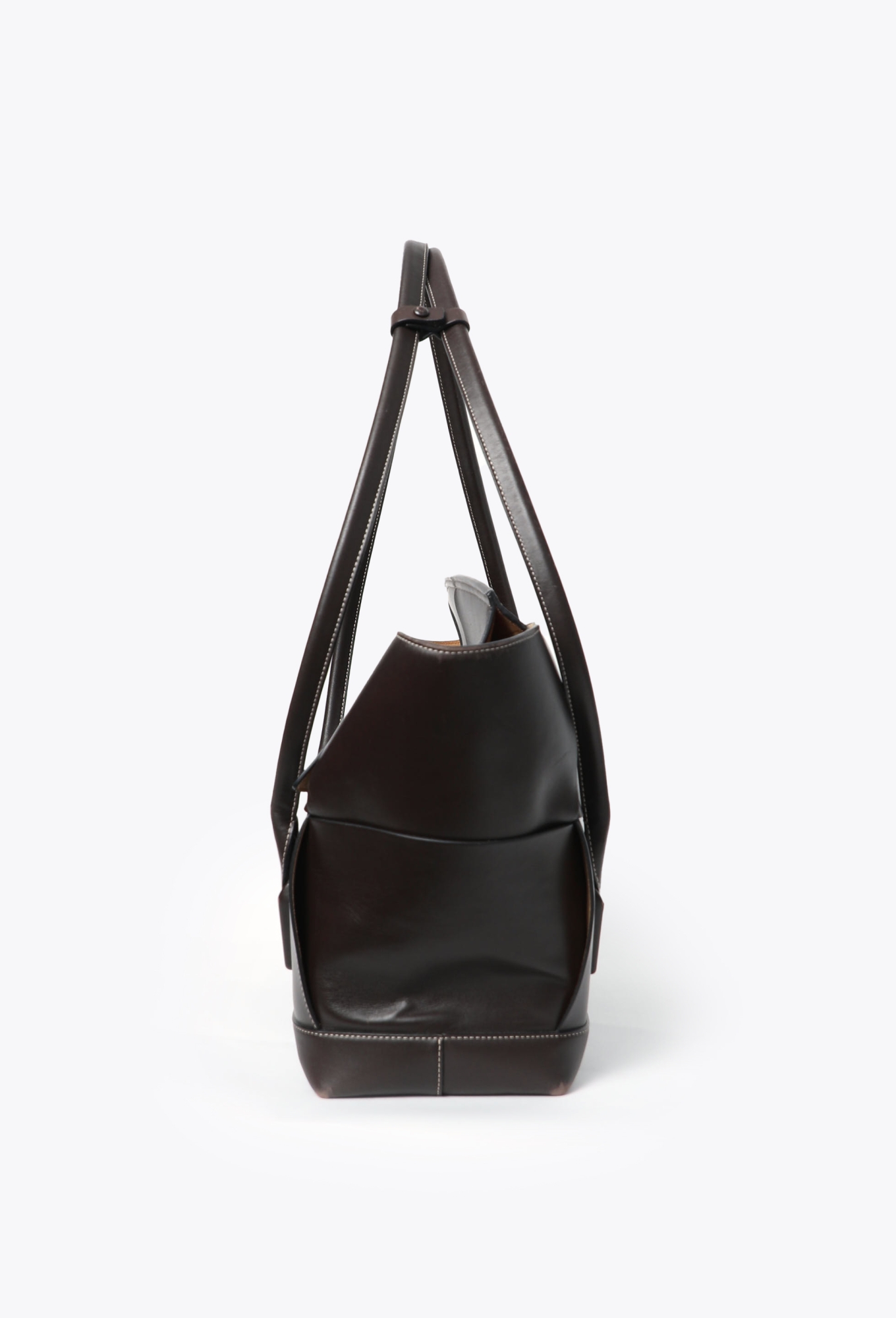 Pre-Fall 2019 Maxi Arco Tote Bag Chocolate brown - Bottega Veneta