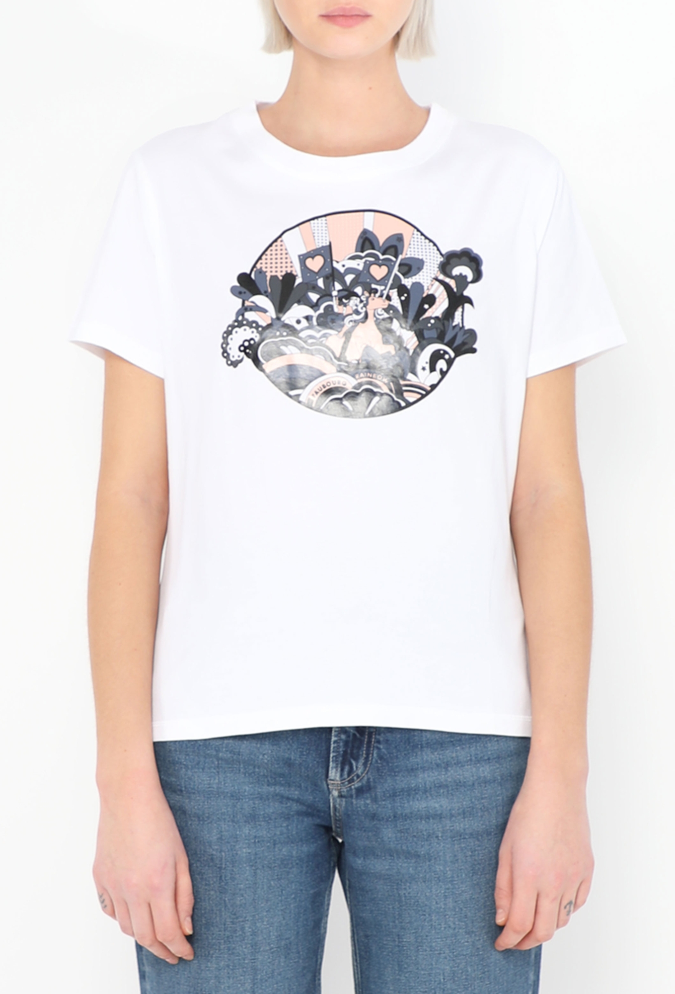 2022 'Faubourg Rainbow' Cotton T-Shirt | Authentic & Vintage | ReSee