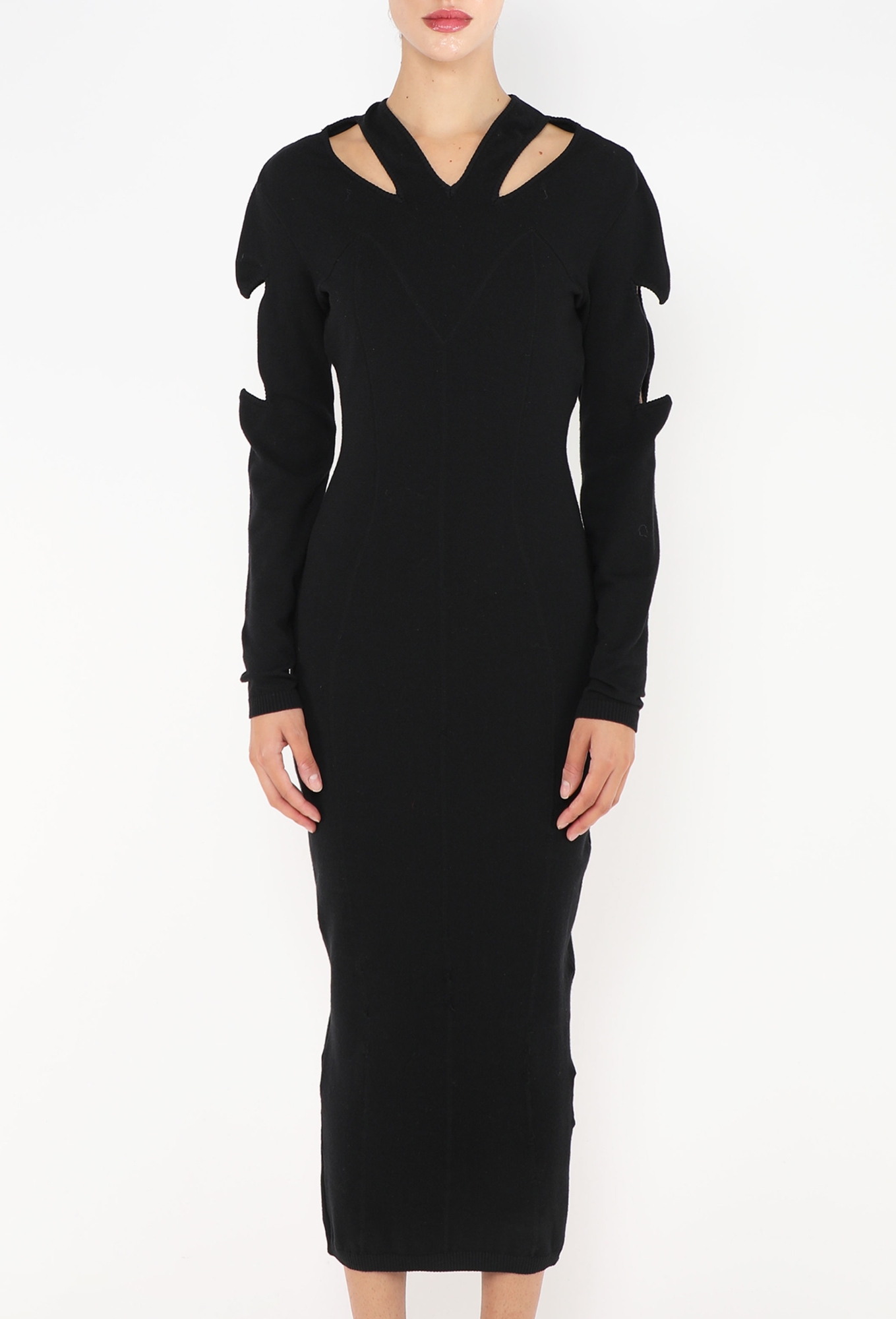 1988 'Les Infernales' Cut-Out Bodycon Dress - Thierry Mugler | ReSee