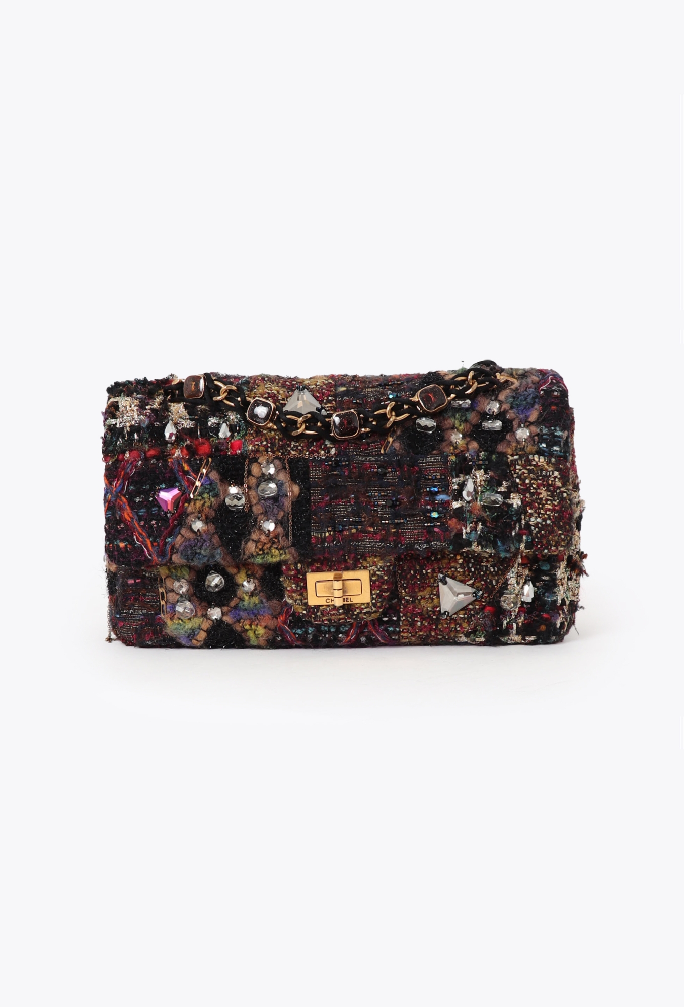 Rare 2011 Paris-Byzance Tweed & Crystal 2.55 Bag - Chanel