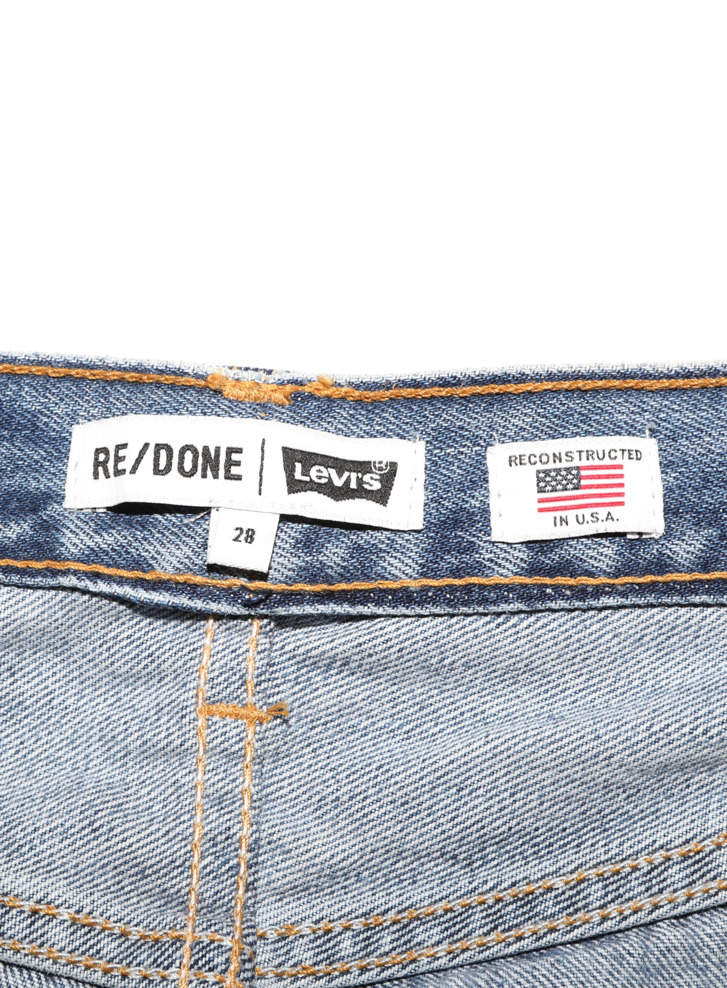 x Re/Done Distressed Slit Jeans - Levi's | Authentic & Vintage | ReSee