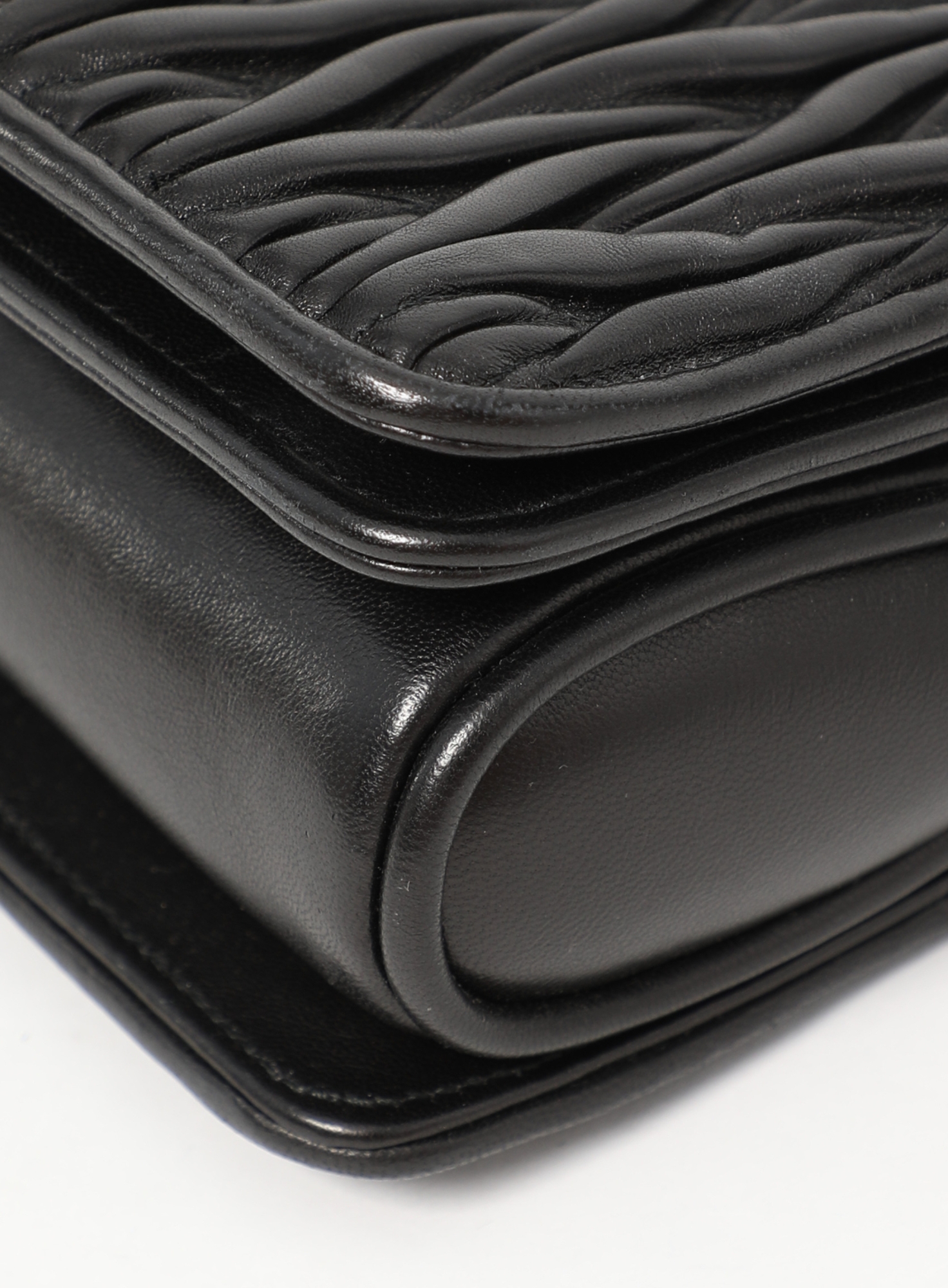 Black Quilted Club Bag | Authentic & Vintage | ReSee