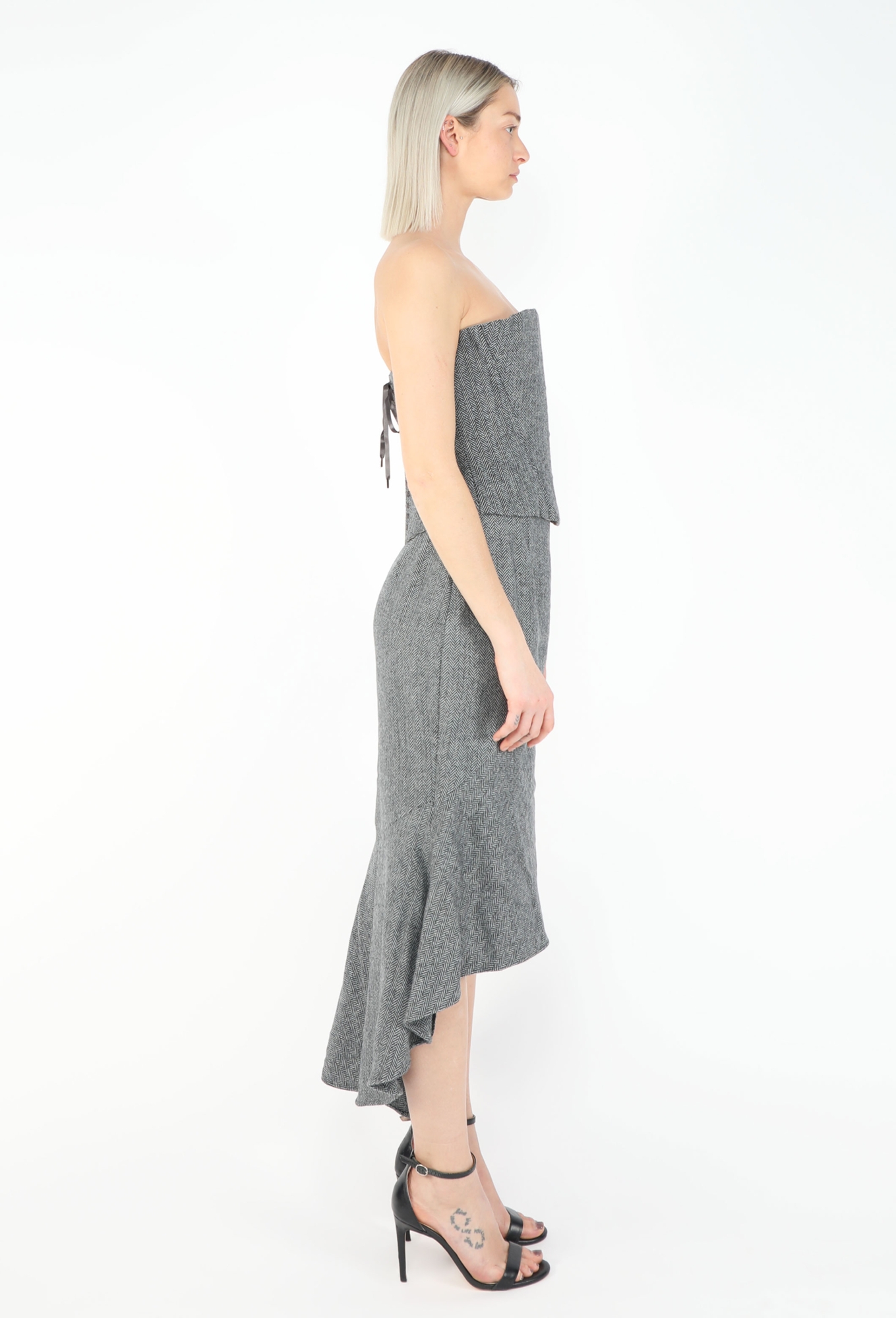F/W 1999 Herringbone Corset Ensemble - Chloé | ReSee