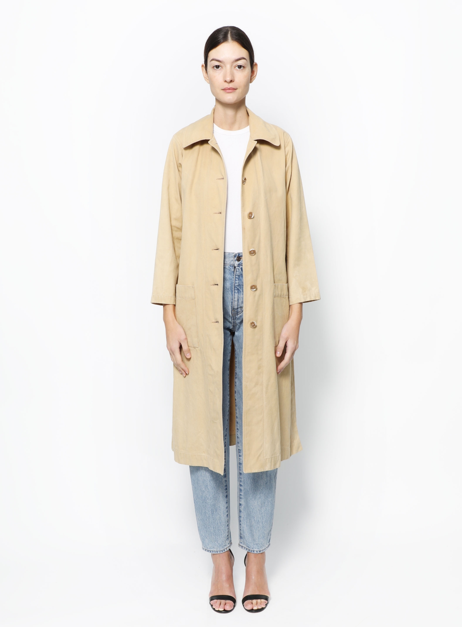 Classic Cotton Trench Coat | Authentic & Vintage | ReSee