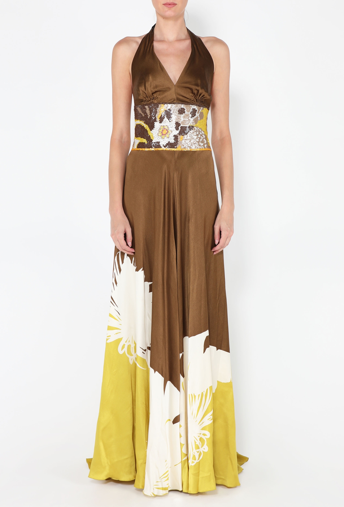 Silk Sequin Halter Gown, S/S 2005 - Valentino | ReSee