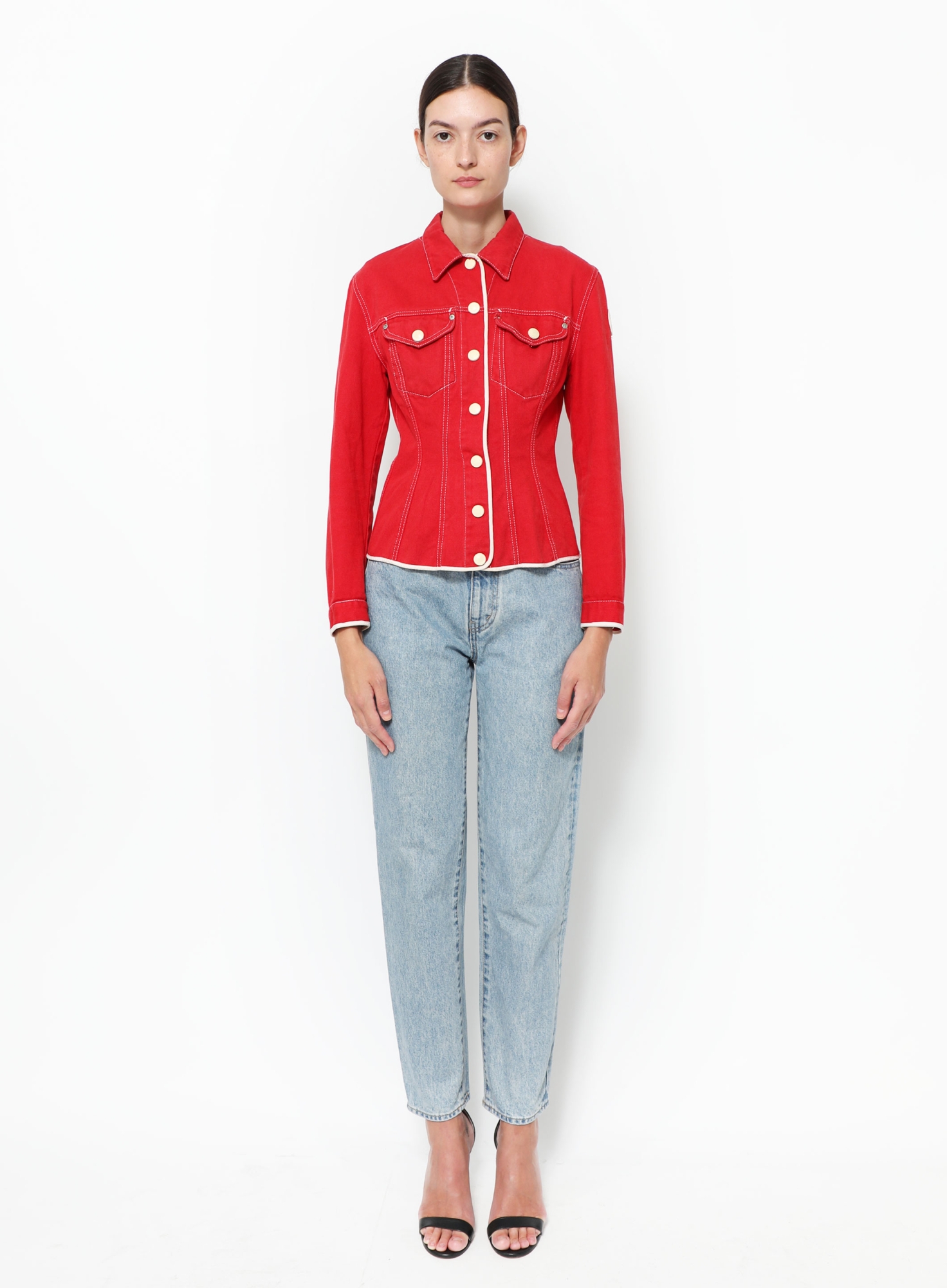 Denim Lace-up Jacket | Authentic & Vintage | ReSee