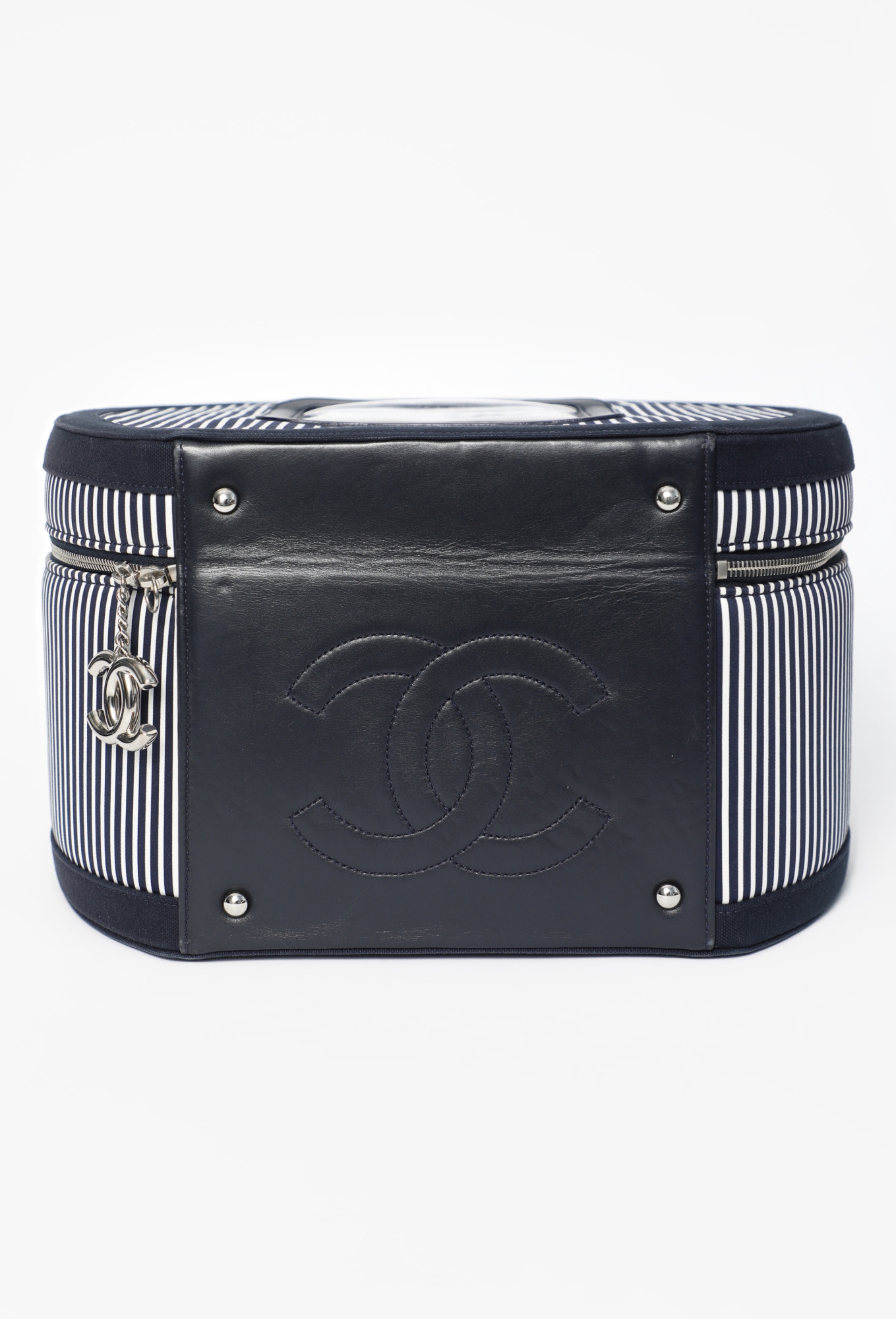 Collector: 2010 Croisière Rialto Striped Hat Box Bag - Chanel | ReSee