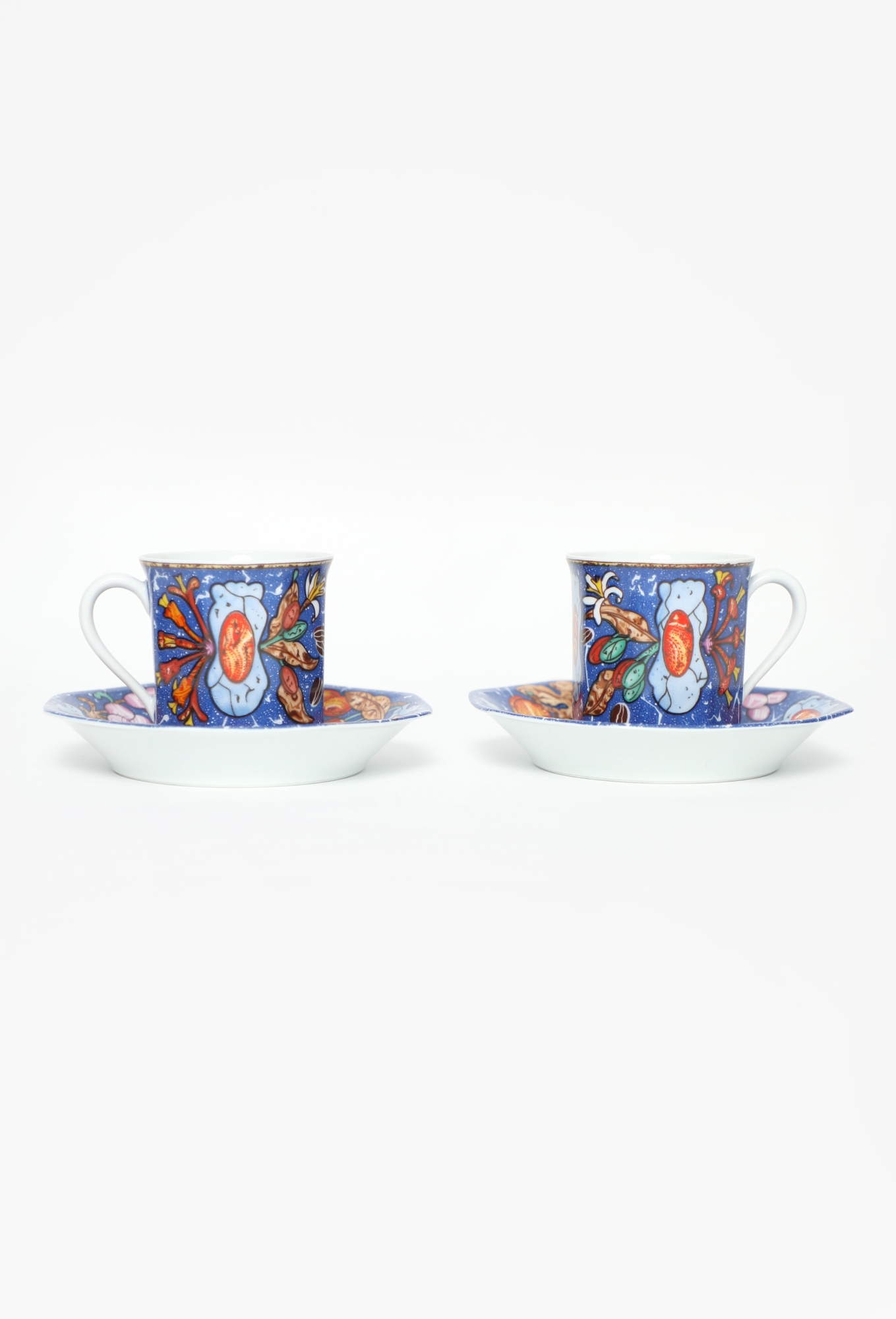 80s Service à Espresso « Pierres d'Orient et d'Occident » Limoges