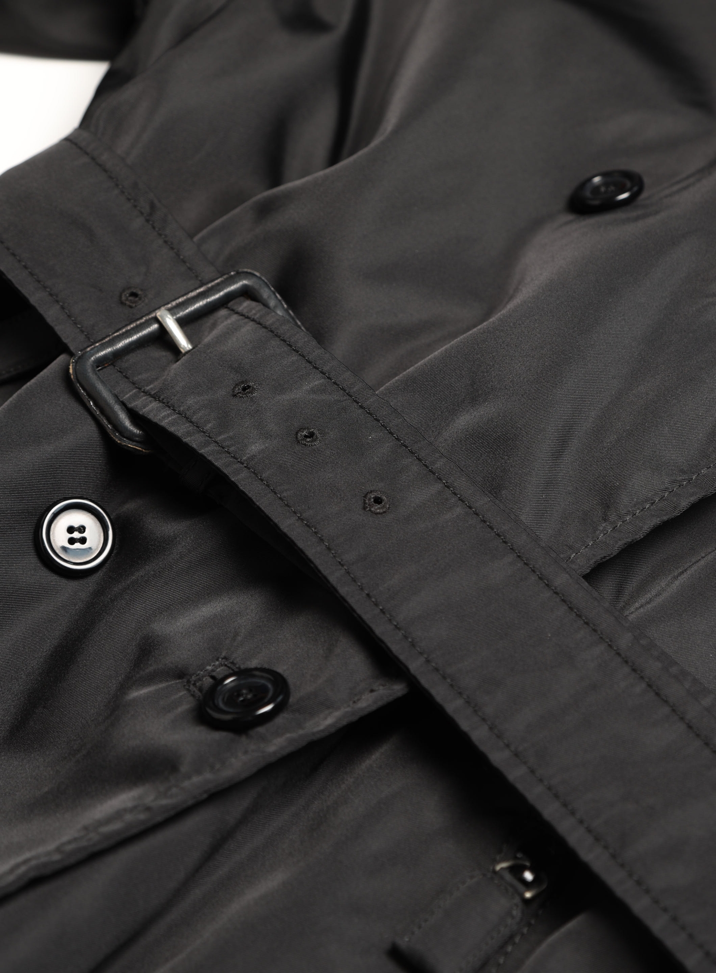 90s Belted Nylon Trench Coat | Authentic & Vintage | ReSee