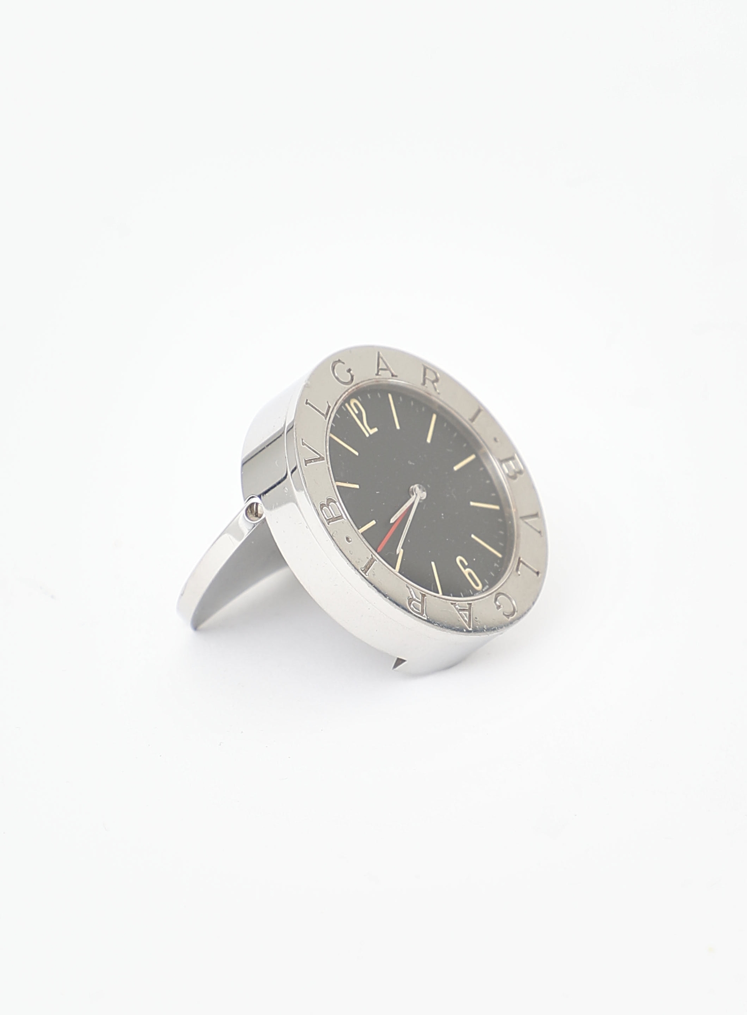 Bvlgari Quartz White Dial Travel Clock Nam Bulgari Bulgari Solotempo White Dial, Stainless Steel, 41.5  main image 2