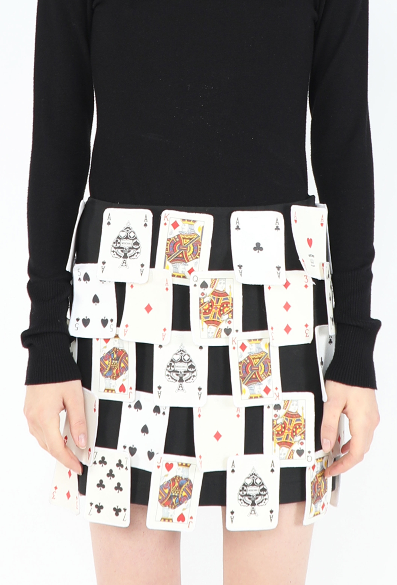 Moschino 1995 Playing Cards Skirt - Exquisite Vintage | ReSee