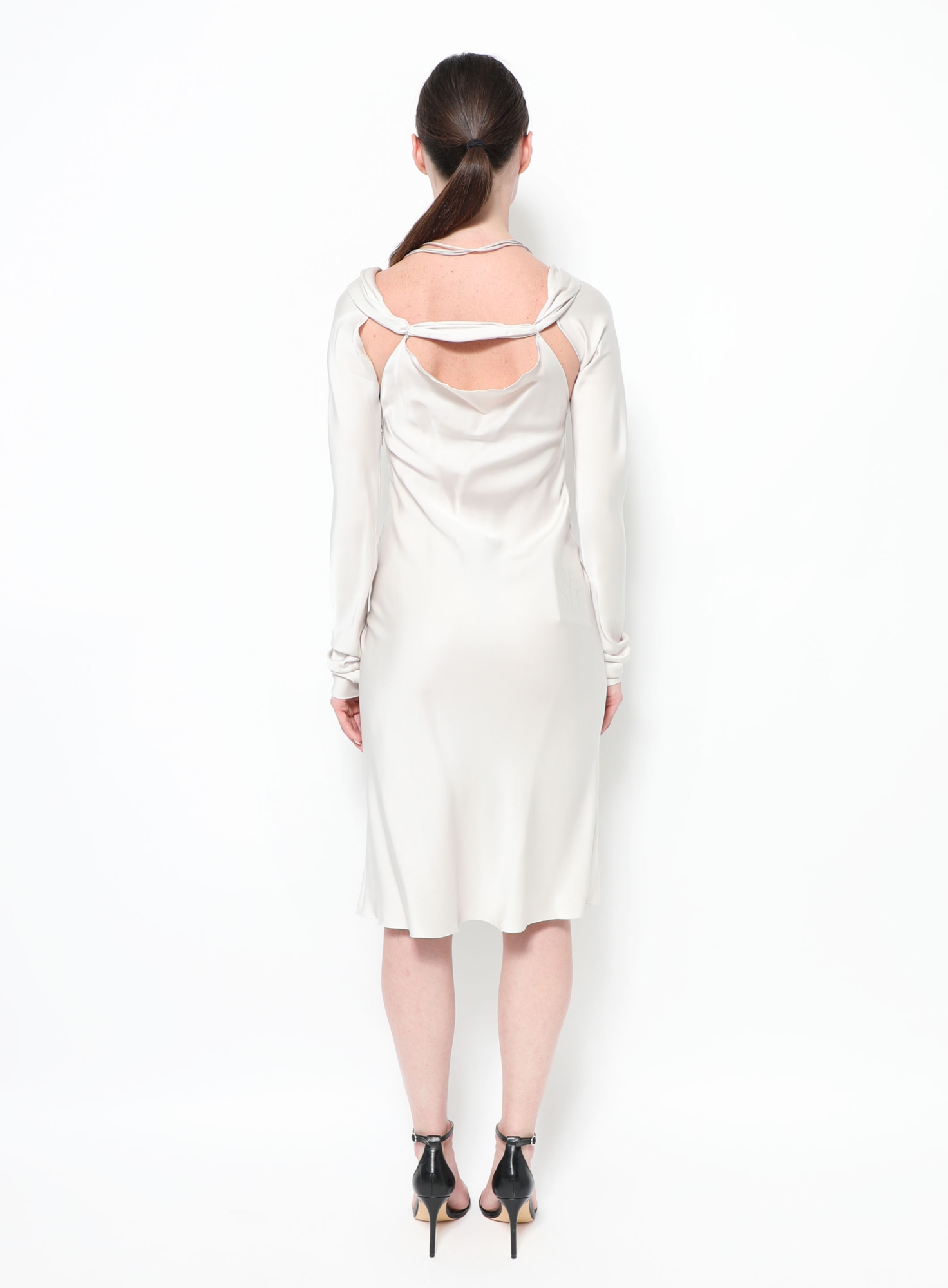 sachin and babi light blue dress 1990'S Gucci Tom Ford Backless Dress – villa amour vintage