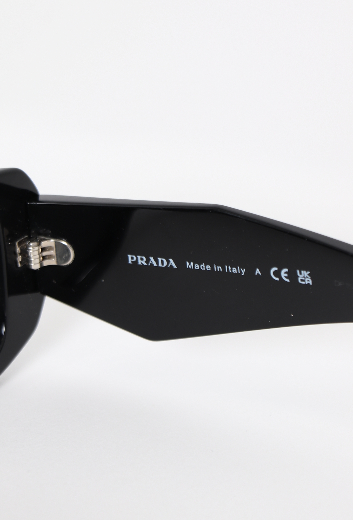 Prada Sculto Reo Irregular Rounded in Black Prada Sunglasses Swirl Baroque Round Black PR27NS SPR 27N  main image 2