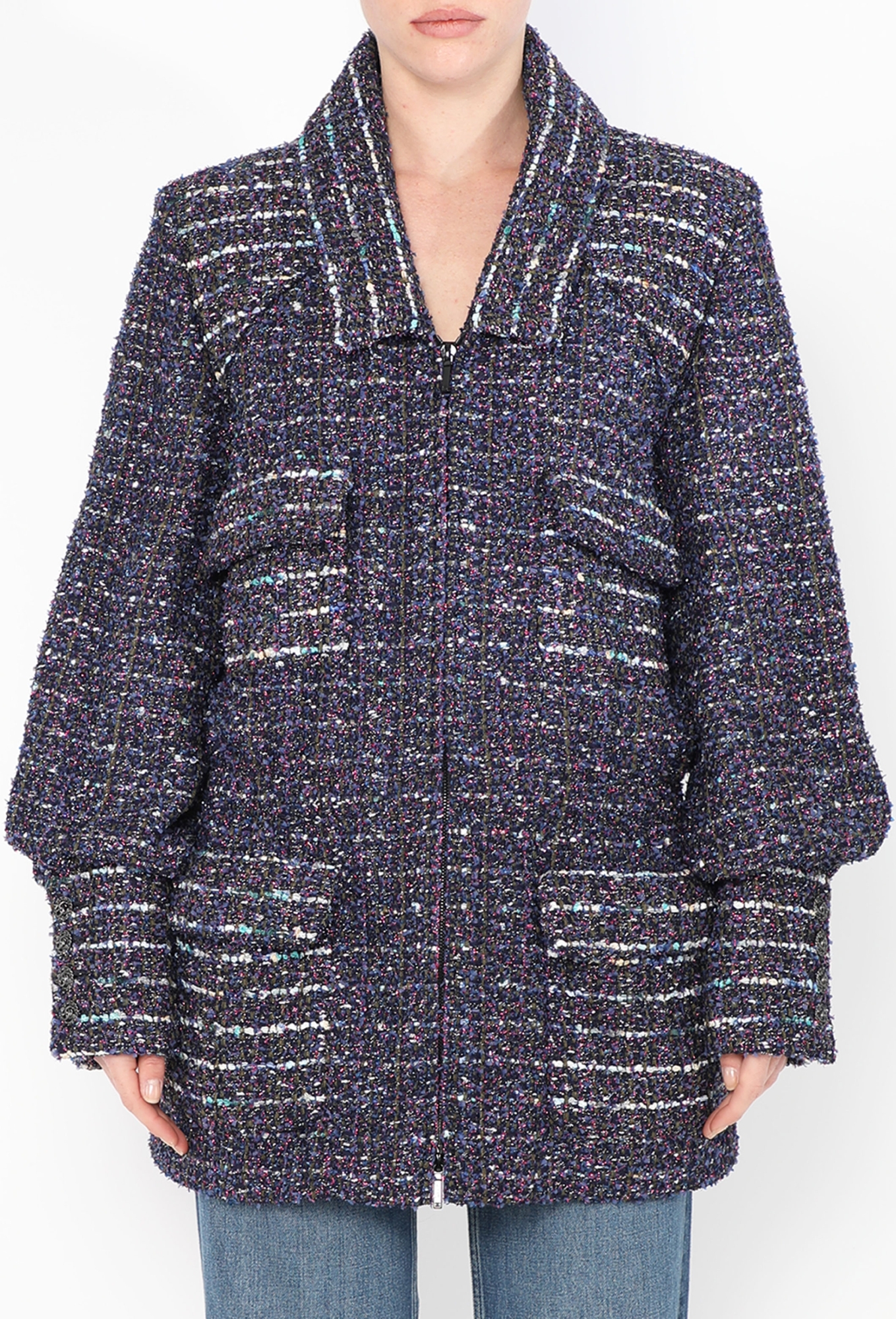 F/W 2018 Iridescent Tweed Jacket | Authentic & Vintage | ReSee
