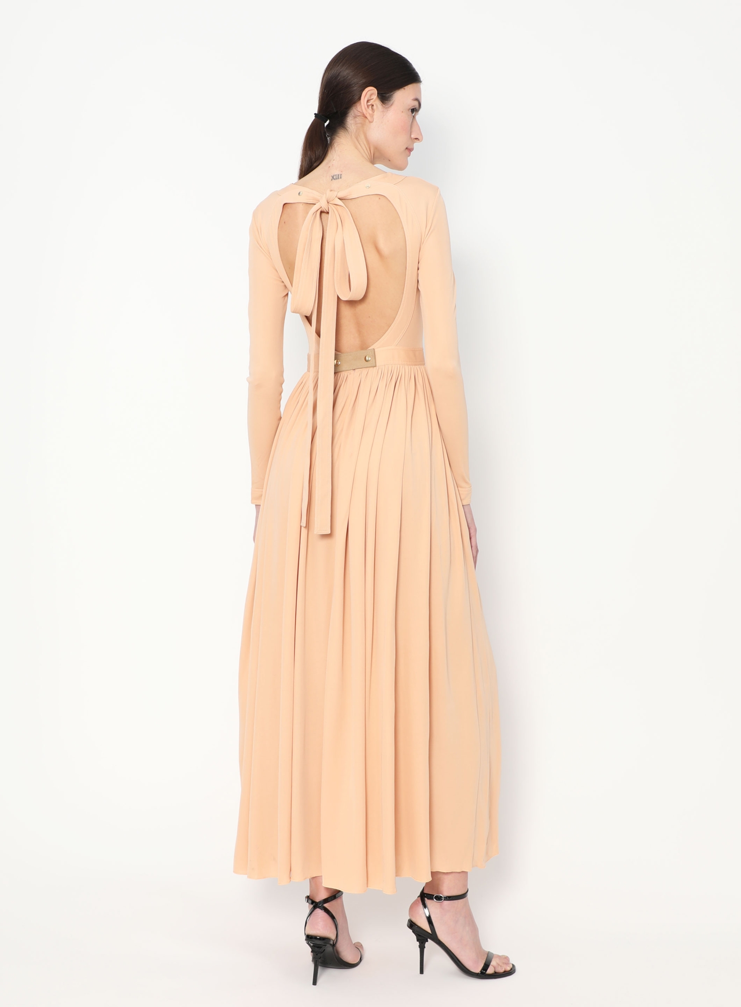 Open-Back Crpe Dress, S/S 2016 - Cline | ReSee