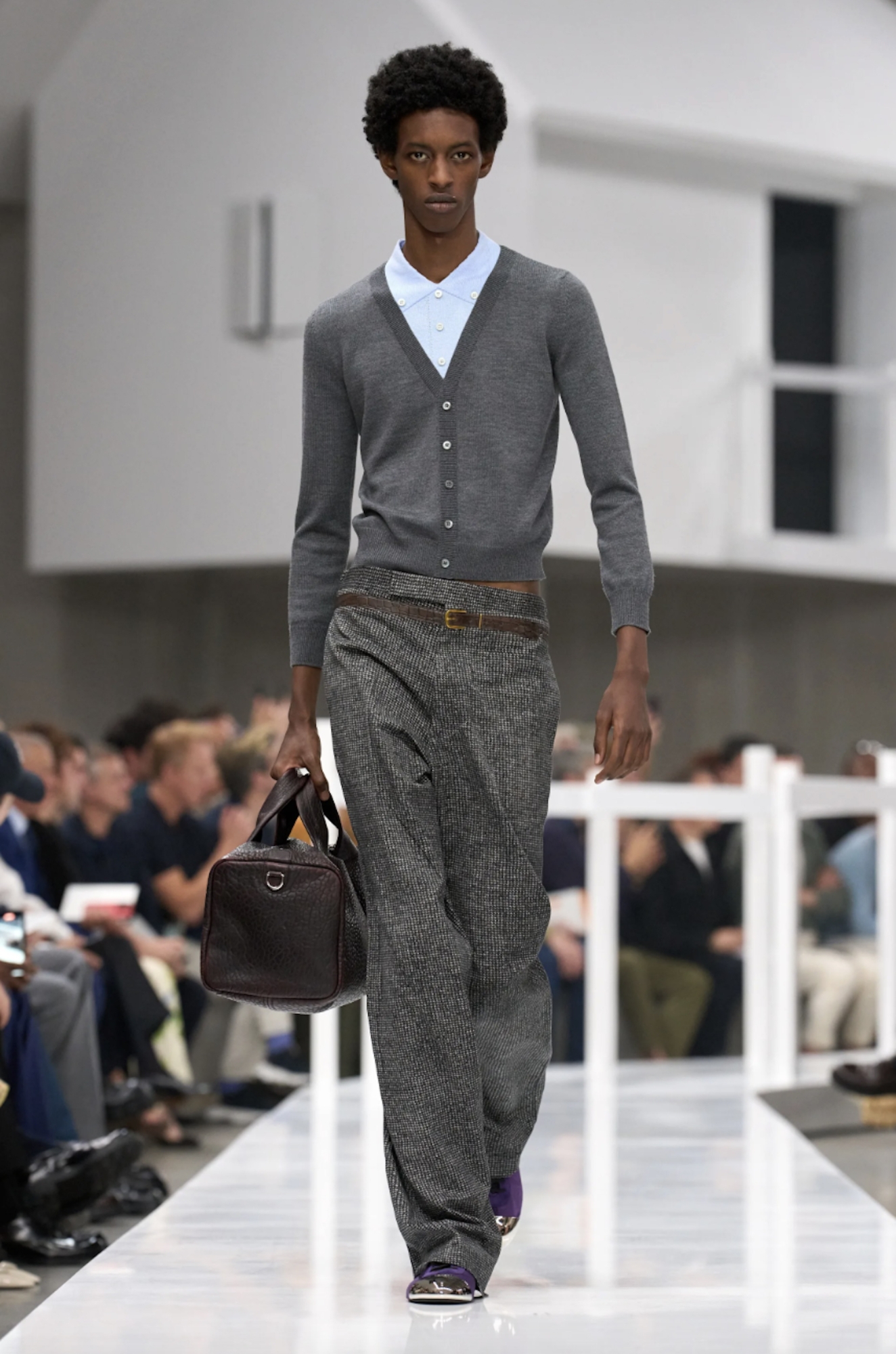 S/S 2025 Trompe l'Œil Belted Trousers - Prada | ReSee