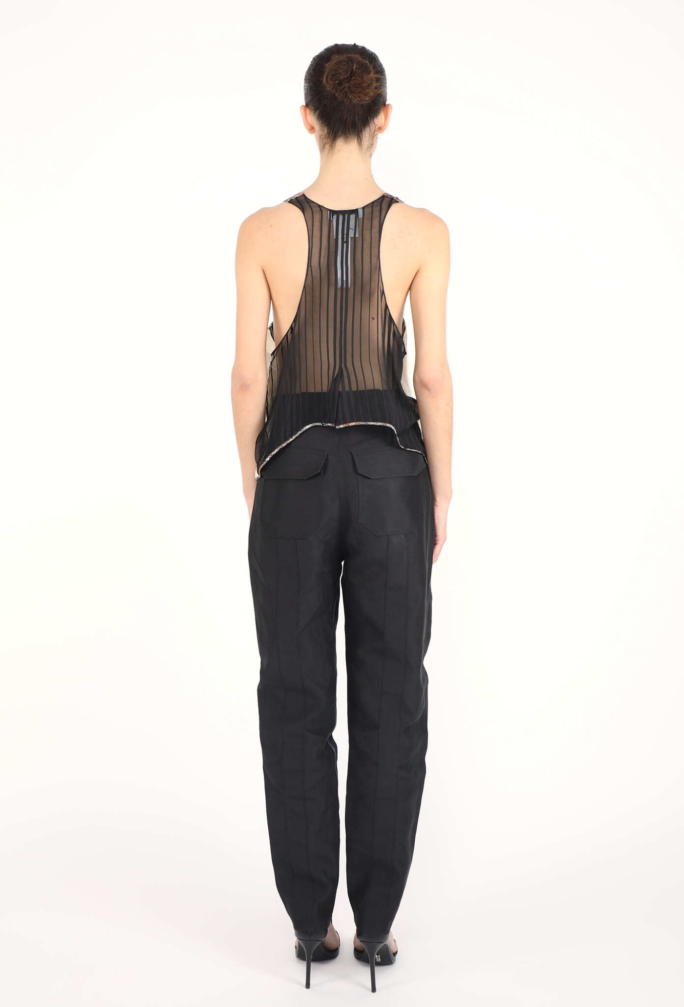 Le Dix Iconic Silk Patchwork Tank Top, S/S 2002 - Balenciaga | ReSee