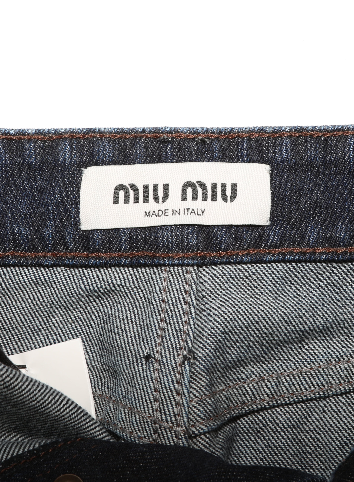 S/S 2024 Suede Trim Jeans - Miu Miu | ReSee