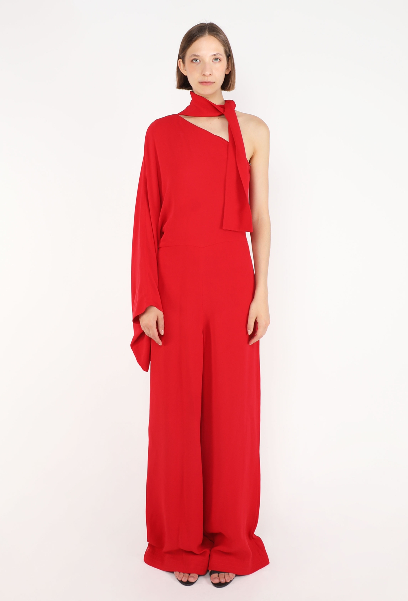 One-Shoulder Silk Jumpsuit, Resort 2015 - Valentino | ReSee