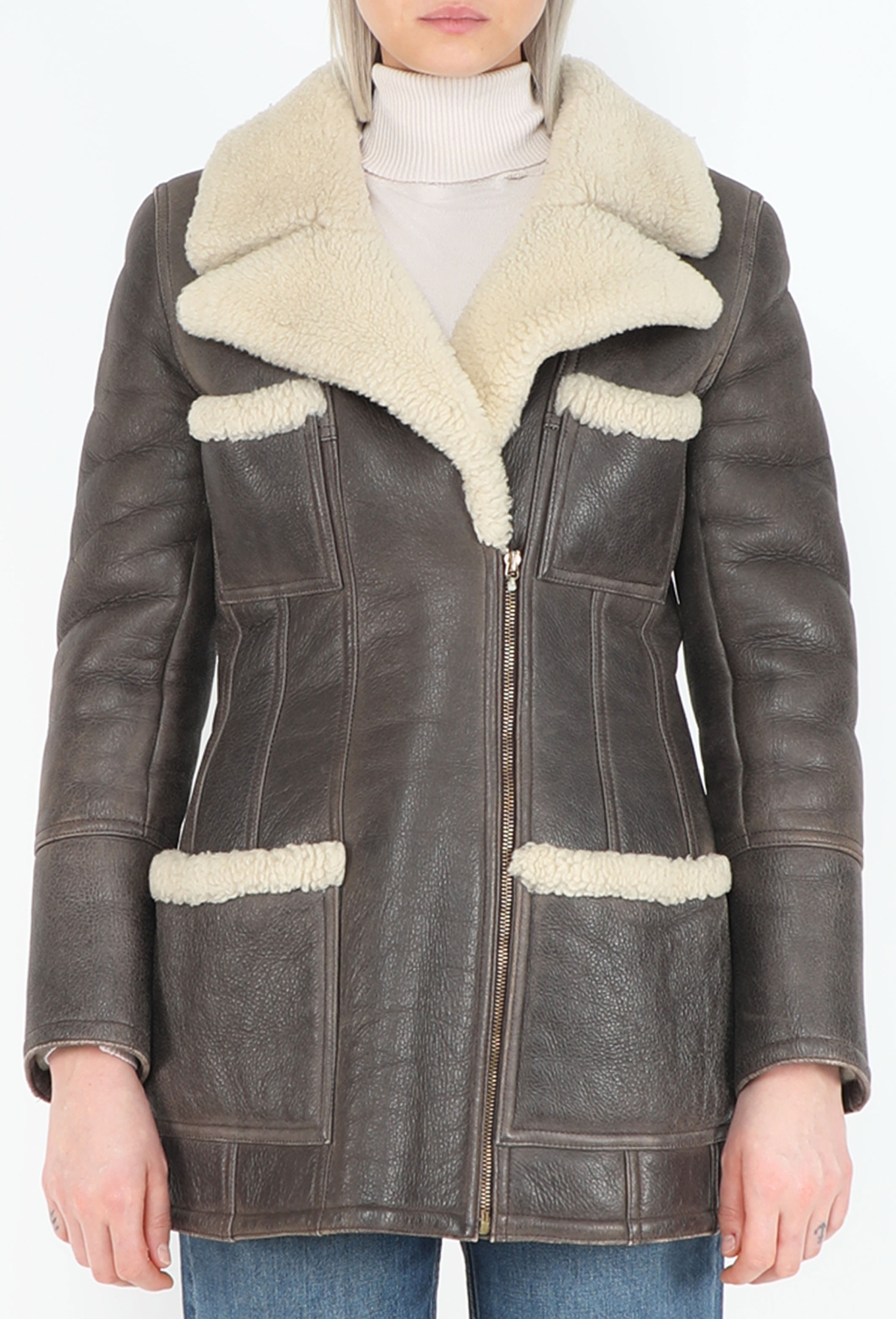 COLLECTOR F/W 1996 Shearling-Lined Jacket - Chanel | ReSee