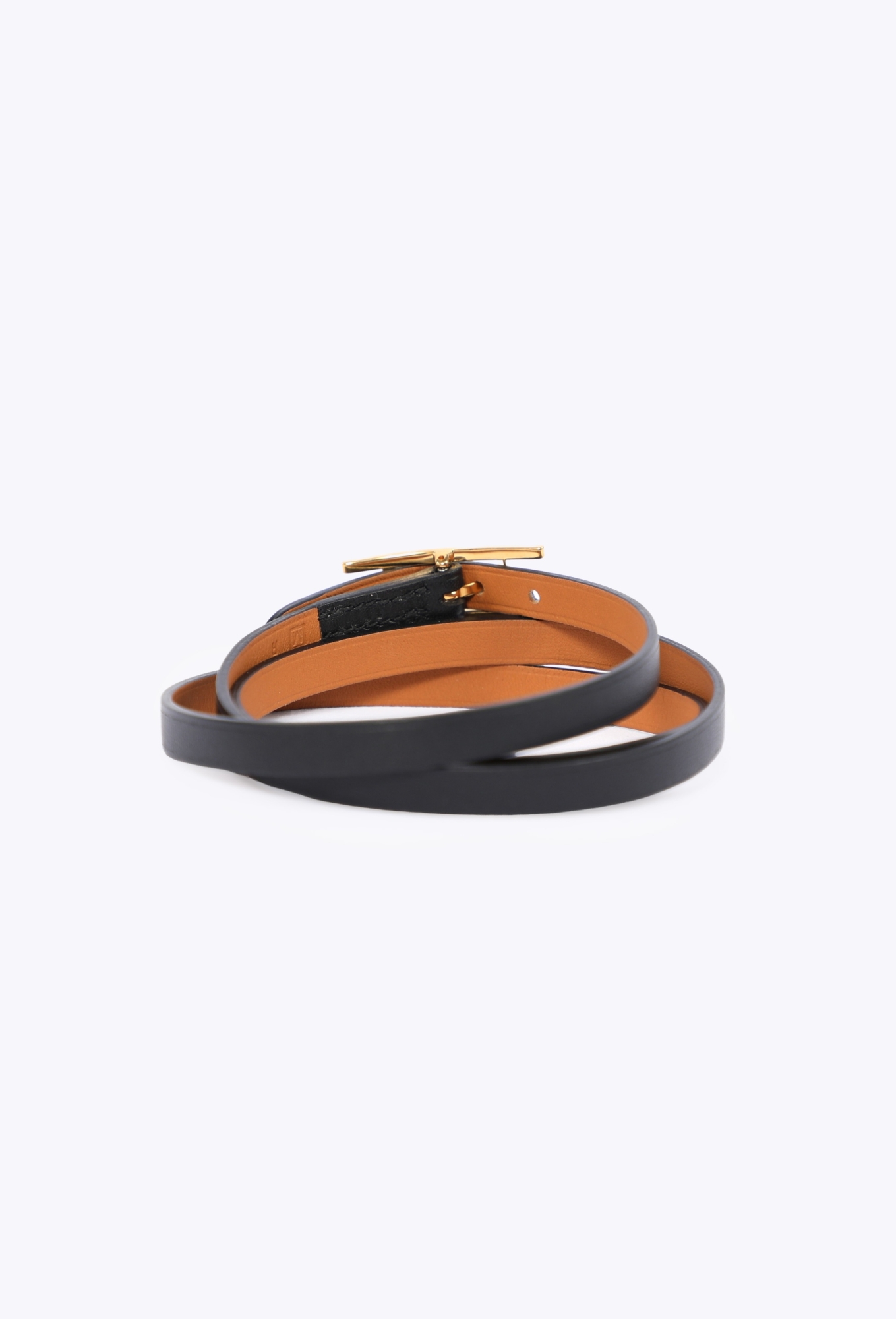 Mini Hapi 3 Leather Wrap Bracelet - Hermès | ReSee