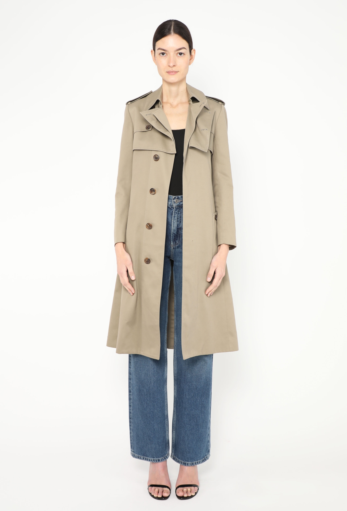 F/W 2006 Hedi Slimane Belted Trench | Authentic & Vintage | ReSee