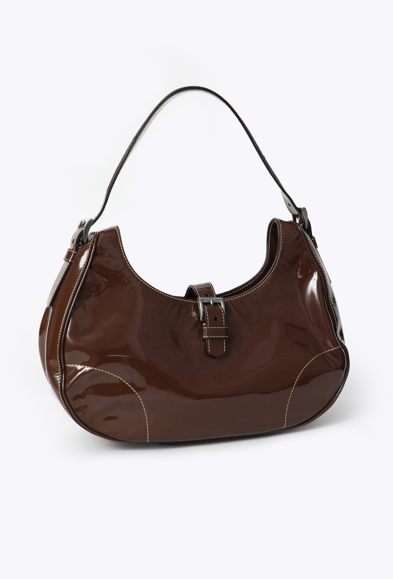 Vintage Patent Shoulder Bag - Prada | ReSee