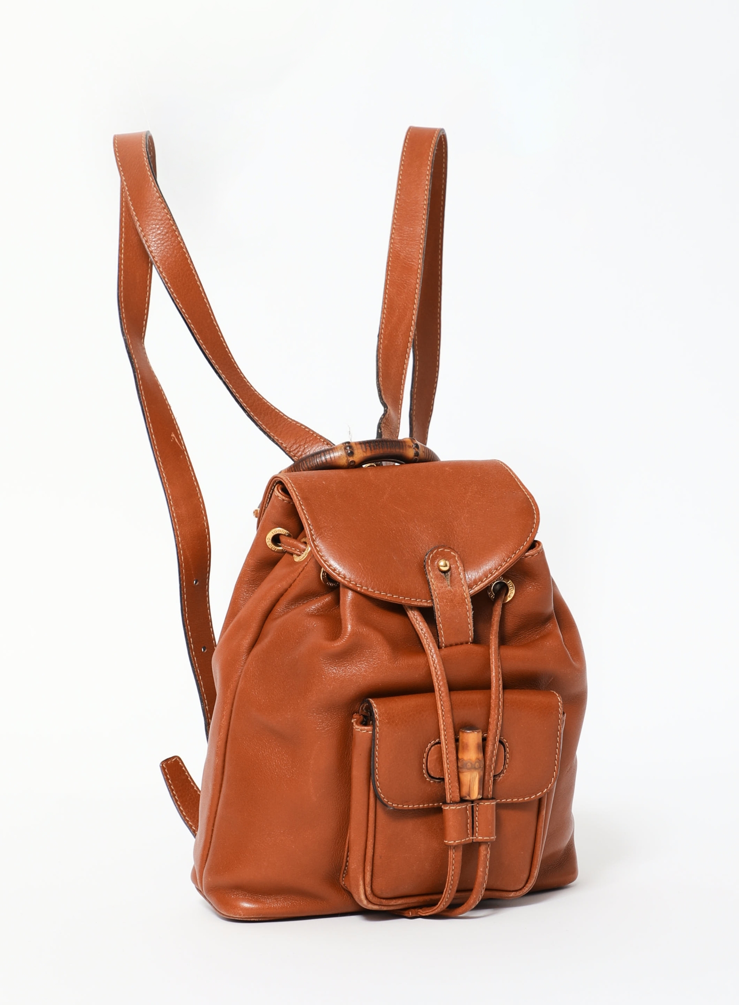 Gucci
Bamboo Backpack Leather Small Gucci Calfskin Bamboo Backpack Black 1879006 – FASHIONPHILE main image 4