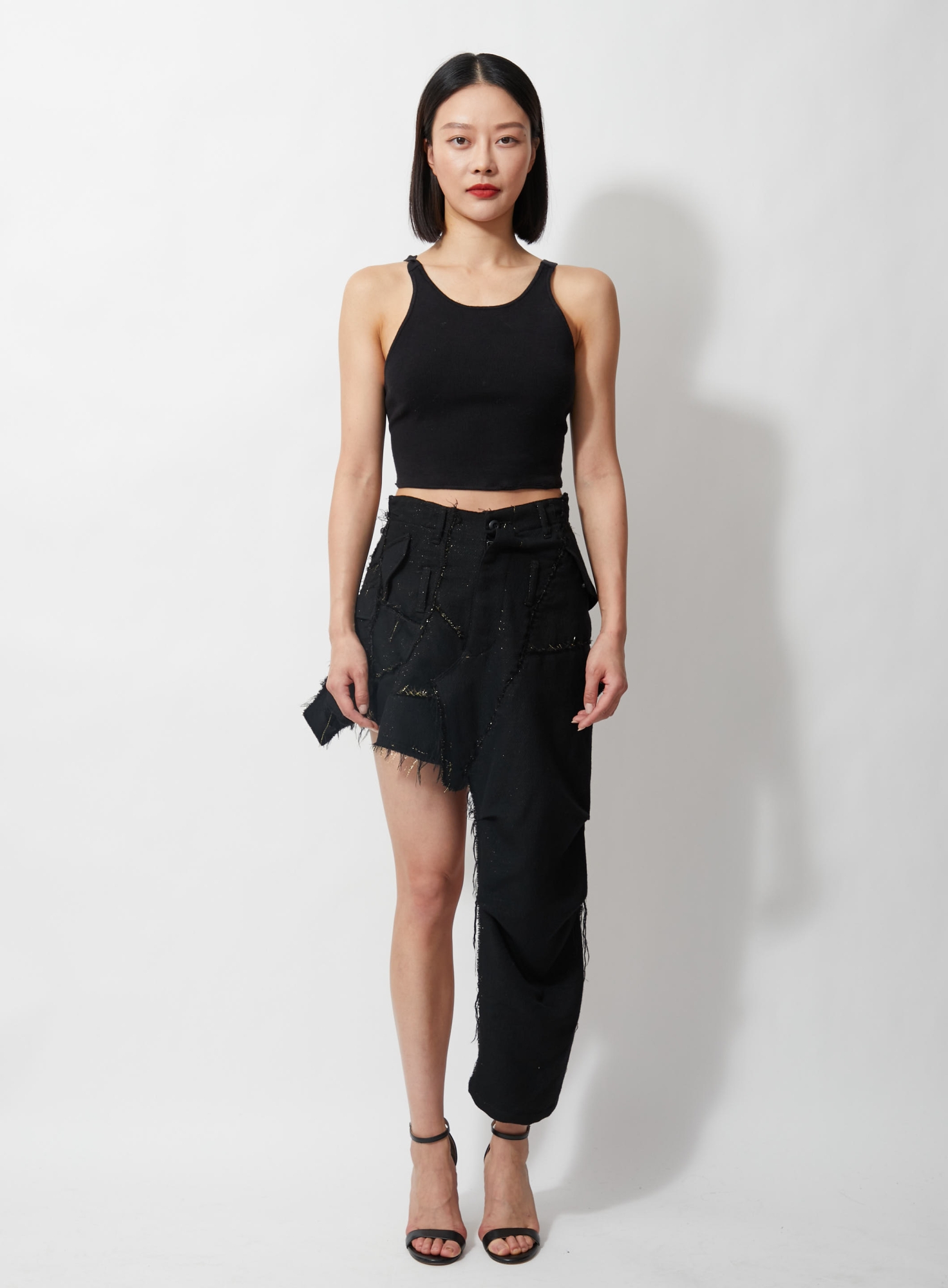 Iconic 2006 Deconstructed Metallic Skirt | Authentic & Vintage | ReSee