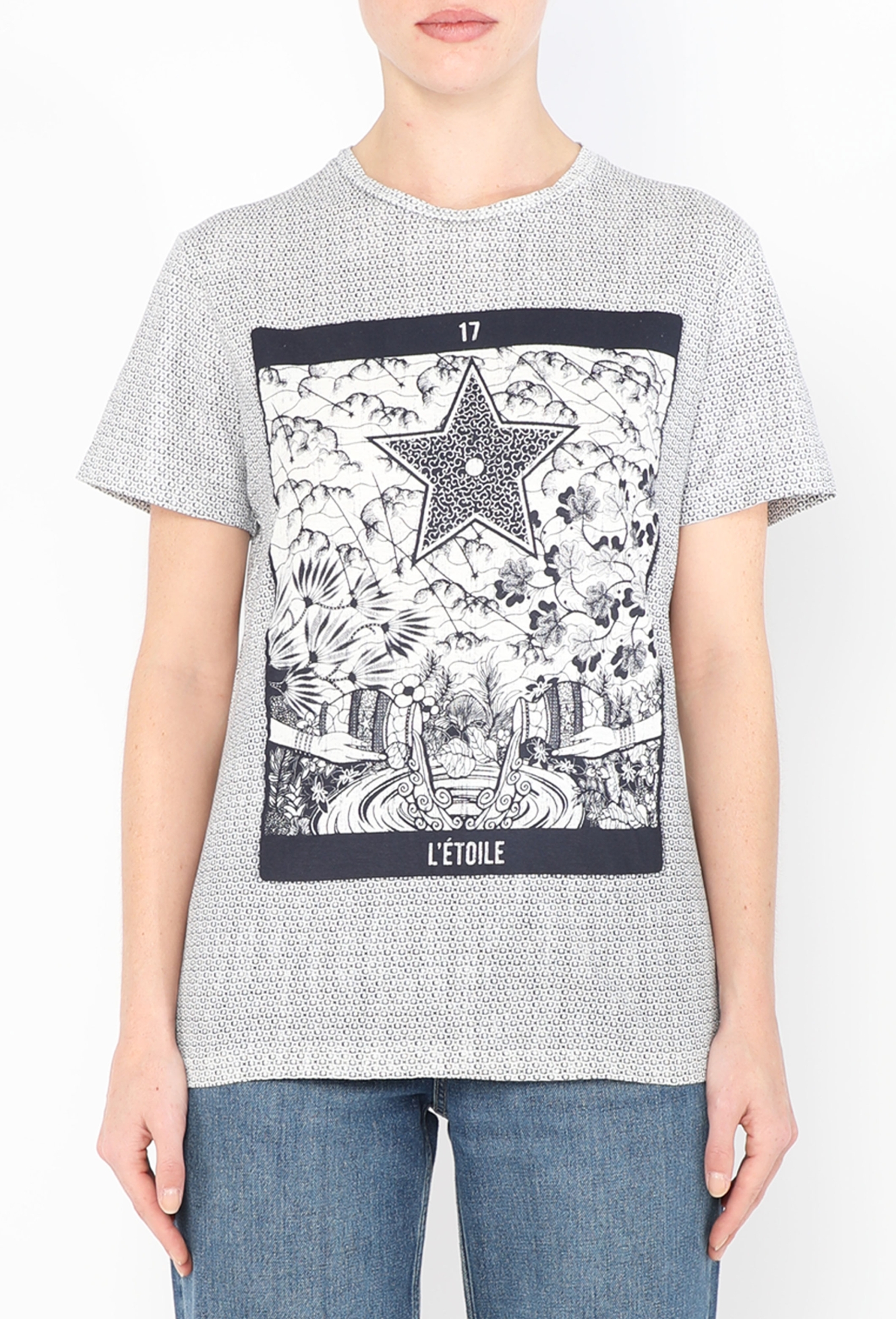 ディオール FANTAISIE TAROT LETOILE Tシャツ クリスチャンディオール 013T03WJ437 レディース ネイビー ホワイト Dior 【中古】 【アパレル・小物】 楽天市場】Christian Dior ディオール FANTAISIE TAROT LETOILE T