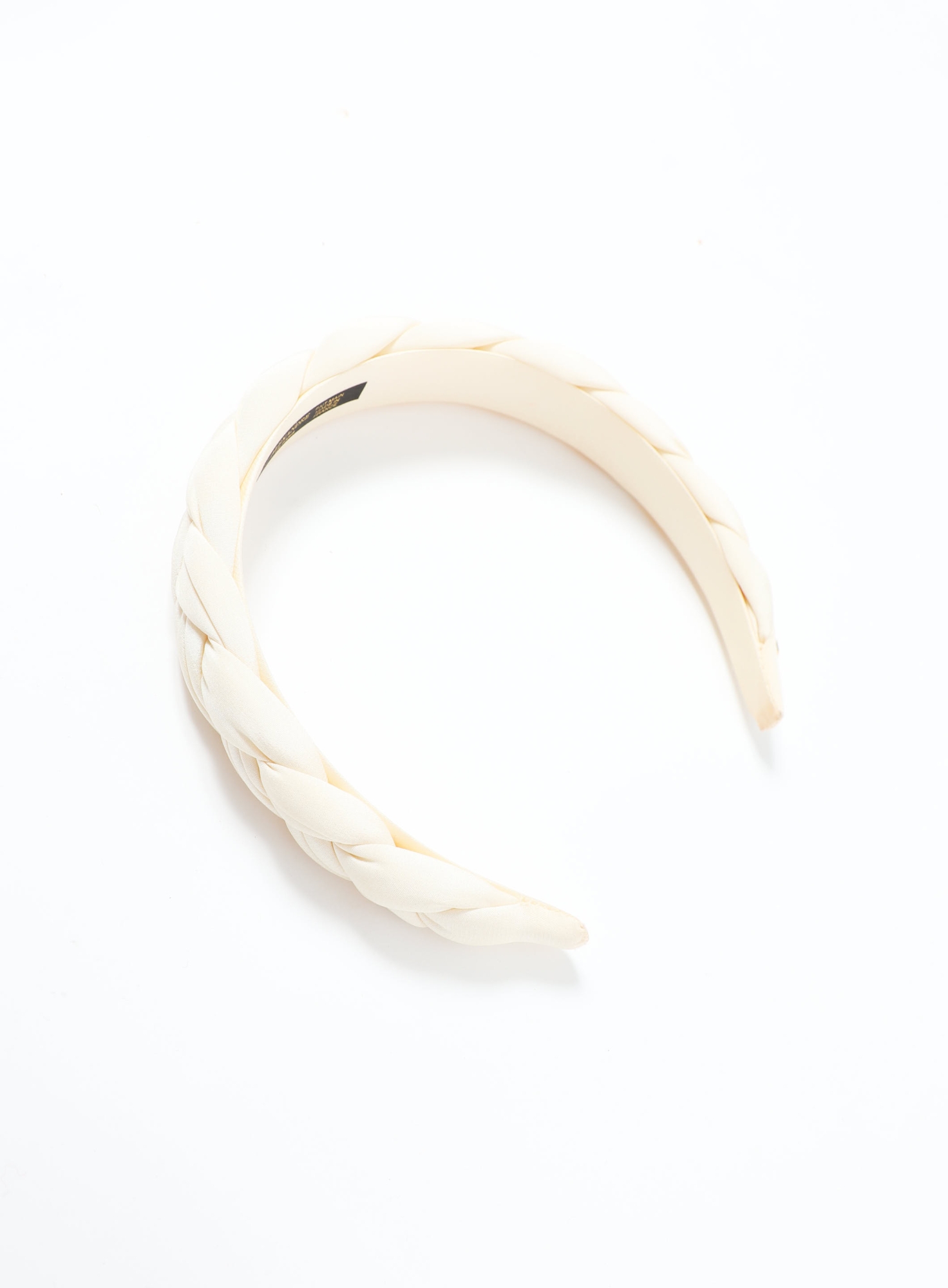Alexandre de Paris Braided Woven Satin Headband Alexandre de Paris Braided Silk Headband | Authentic  main image 3