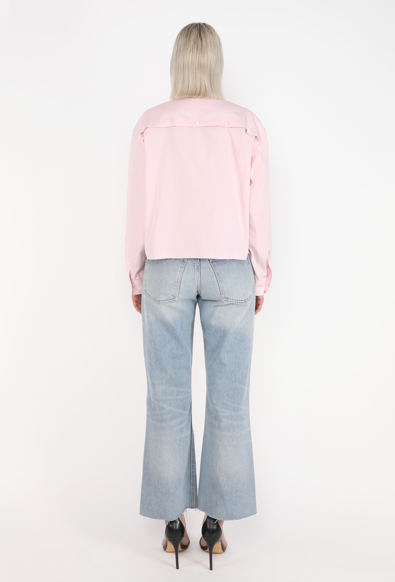 Hybrid Logo Cropped Shirt, 2025 - Miu Miu | ReSee
