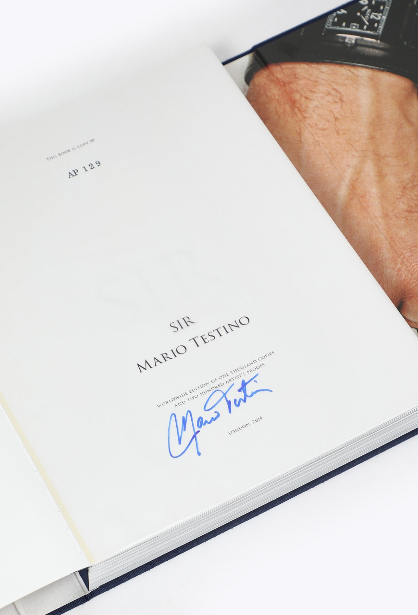 Mario Testino, SIR Signed Coffee Table Book - Vintage Books | ReSee