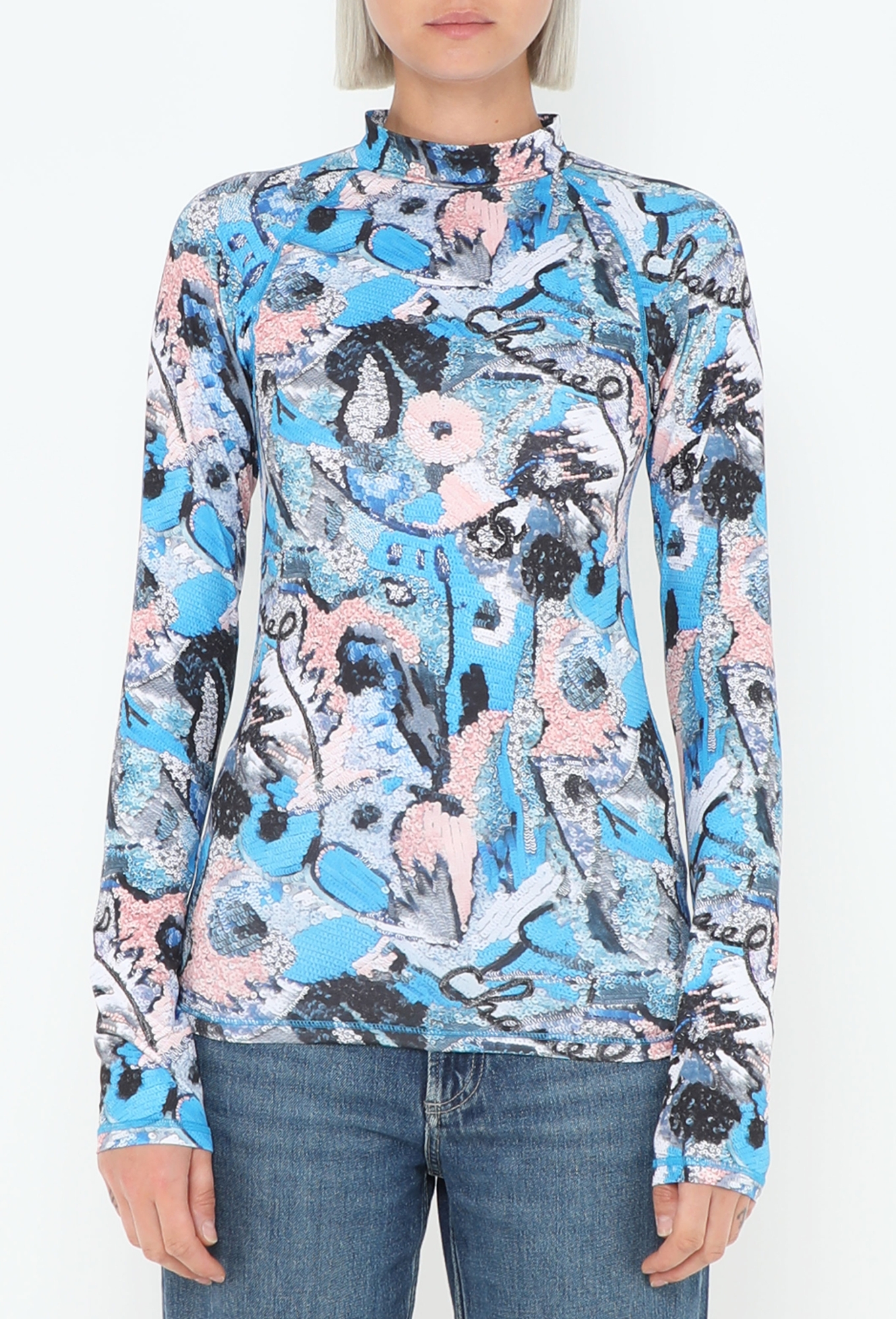2019 Trompe l'Œil Scuba Top - Chanel | ReSee