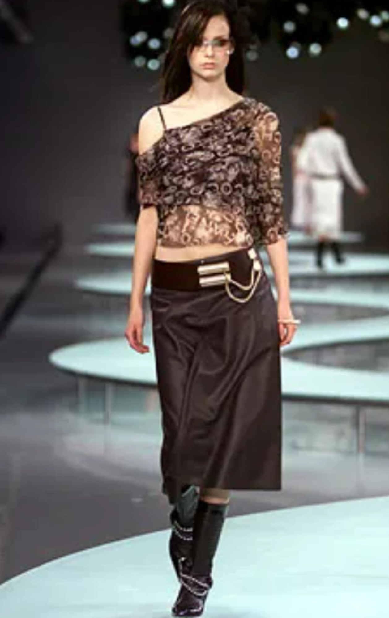 S/S 2002 Leather Chainlink Bolt Belt | Authentic & Vintage | ReSee