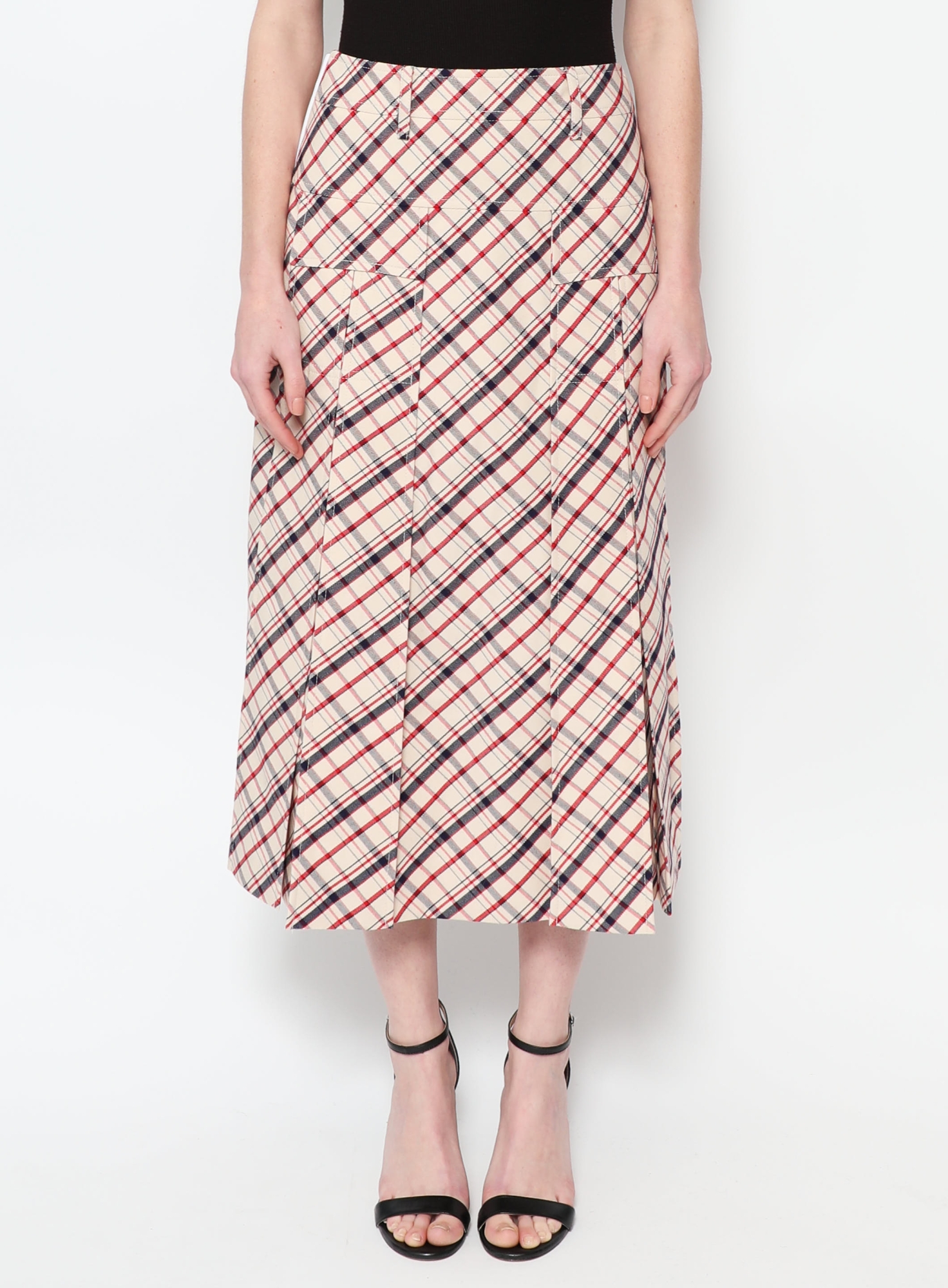 Resort 2020 Plaid Pleated Skirt | Authentic & Vintage | ReSee