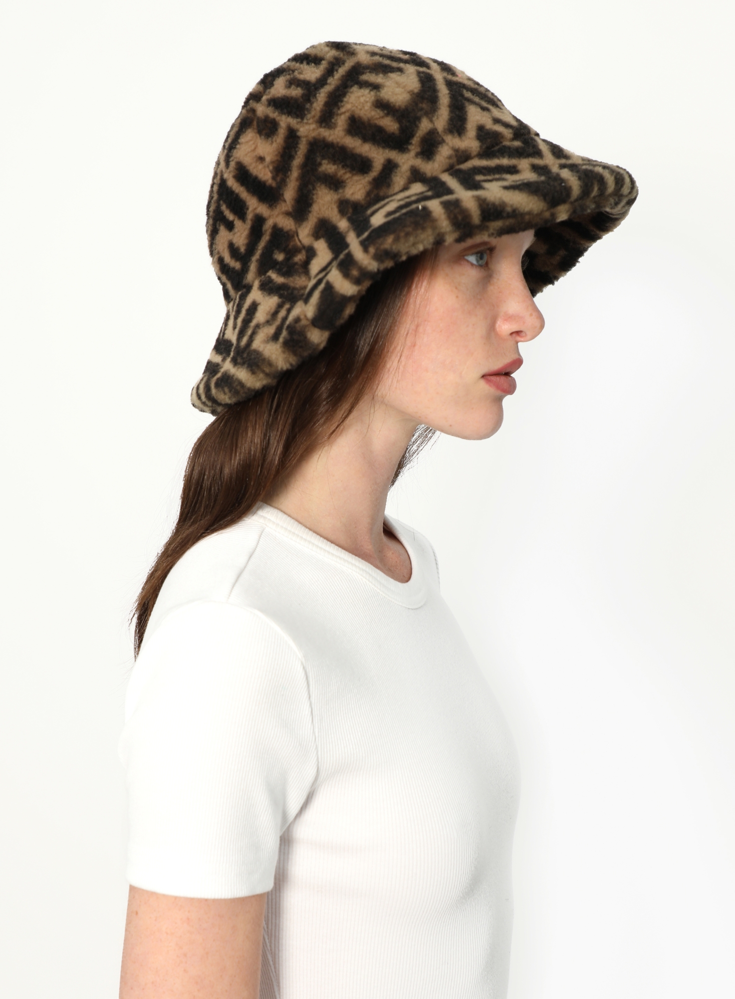 Monogram Shearling Bucket Hat | Authentic & Vintage | ReSee