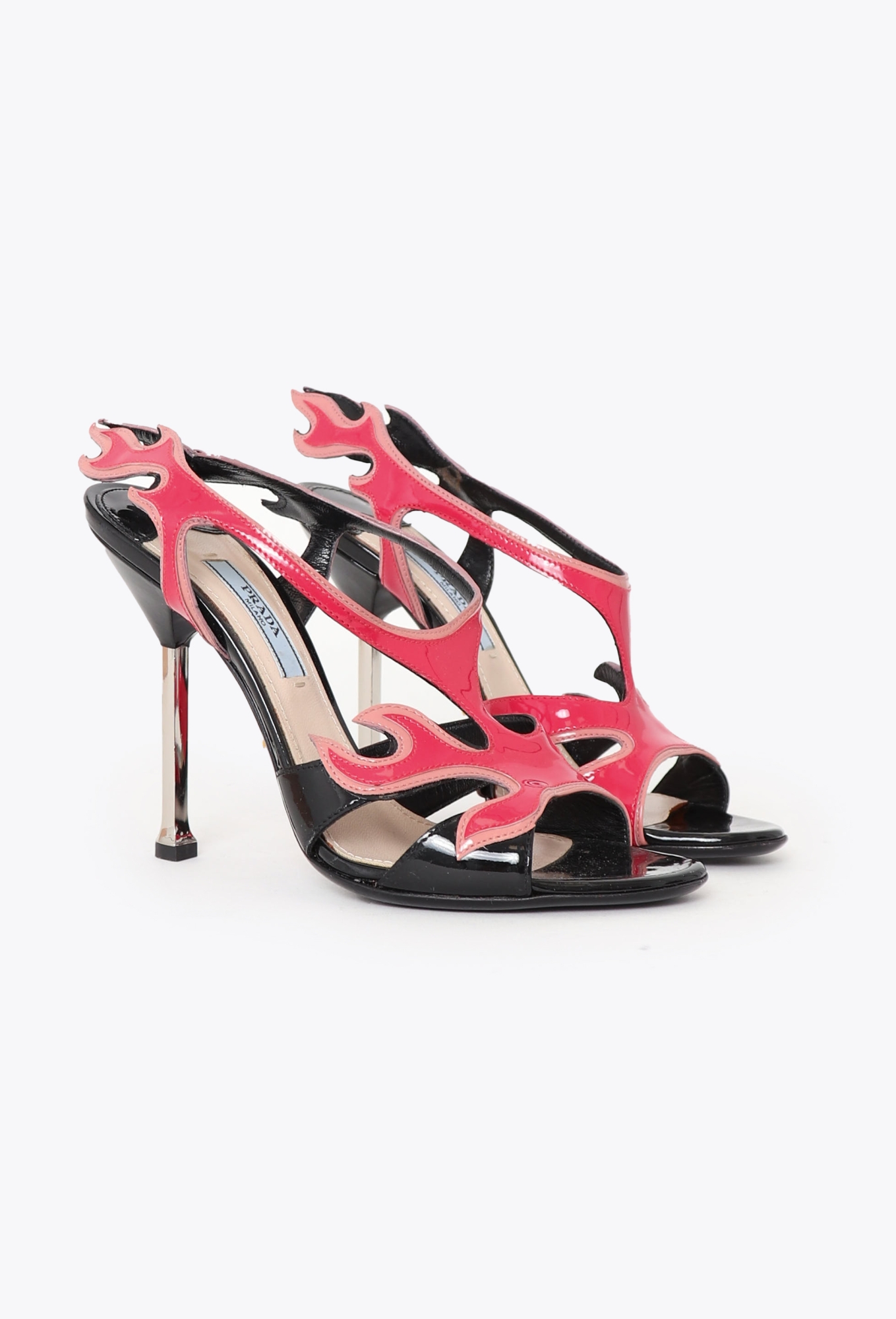 S/S 2012 Patent Flame Sandals - Prada | ReSee