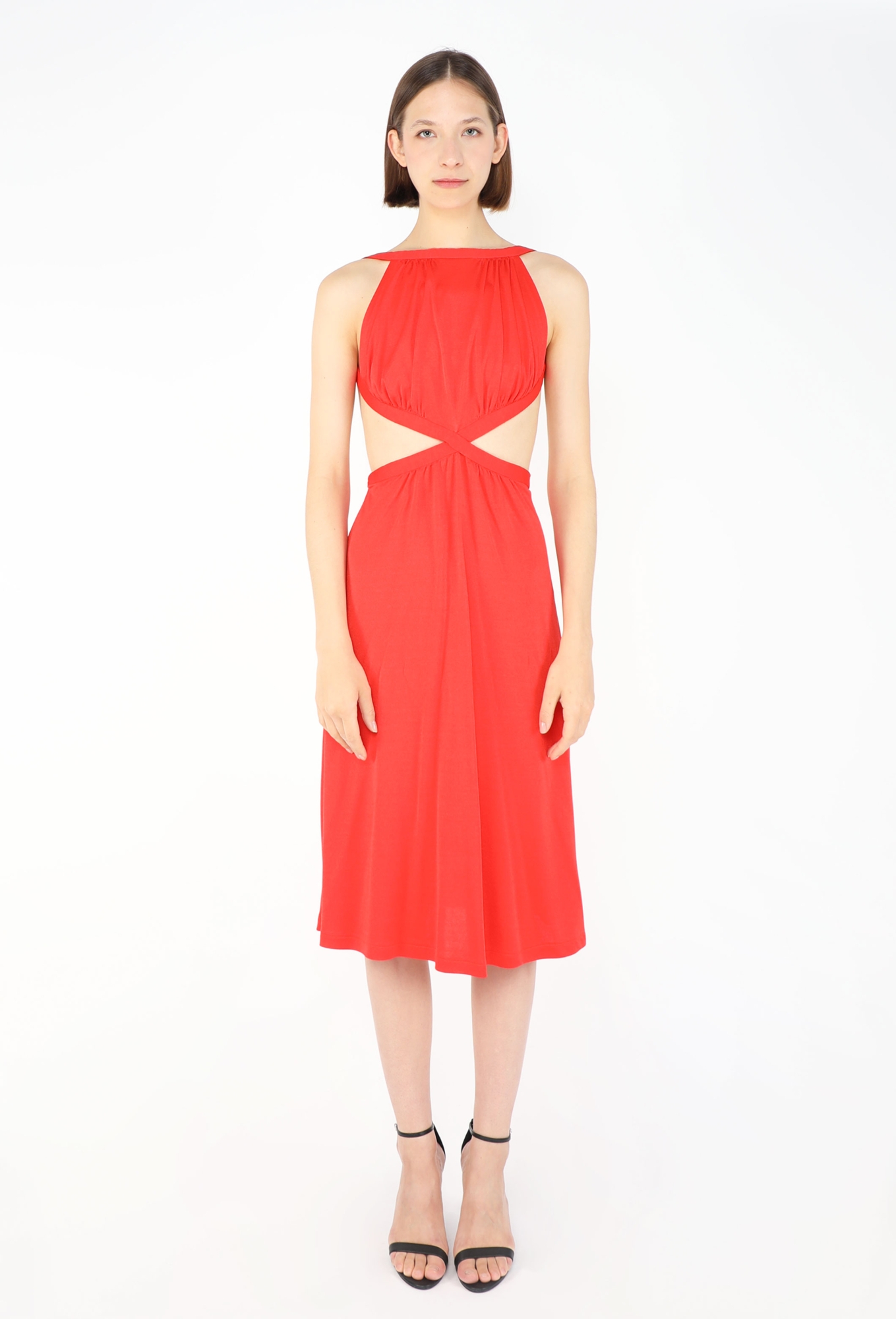 70s Open-Back Halter Dress - Azzaro | ReSee