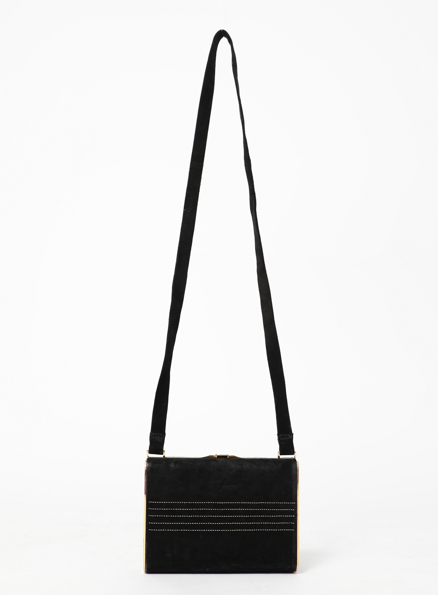 Vintage Charles Jourdan Velvet Shoulder Bag | Authentic & Vintage