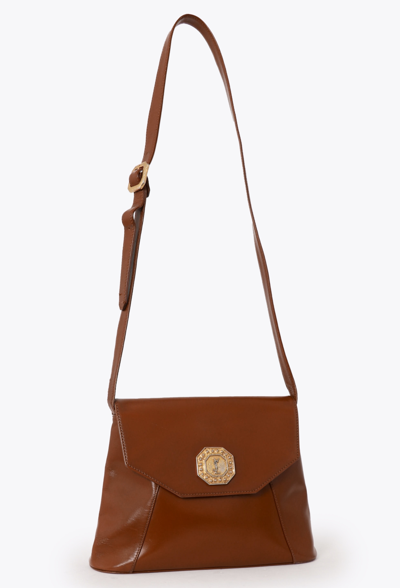 90 YSL Cognac Bag - Saint Laurent | Authentic & Vintage | ReSee